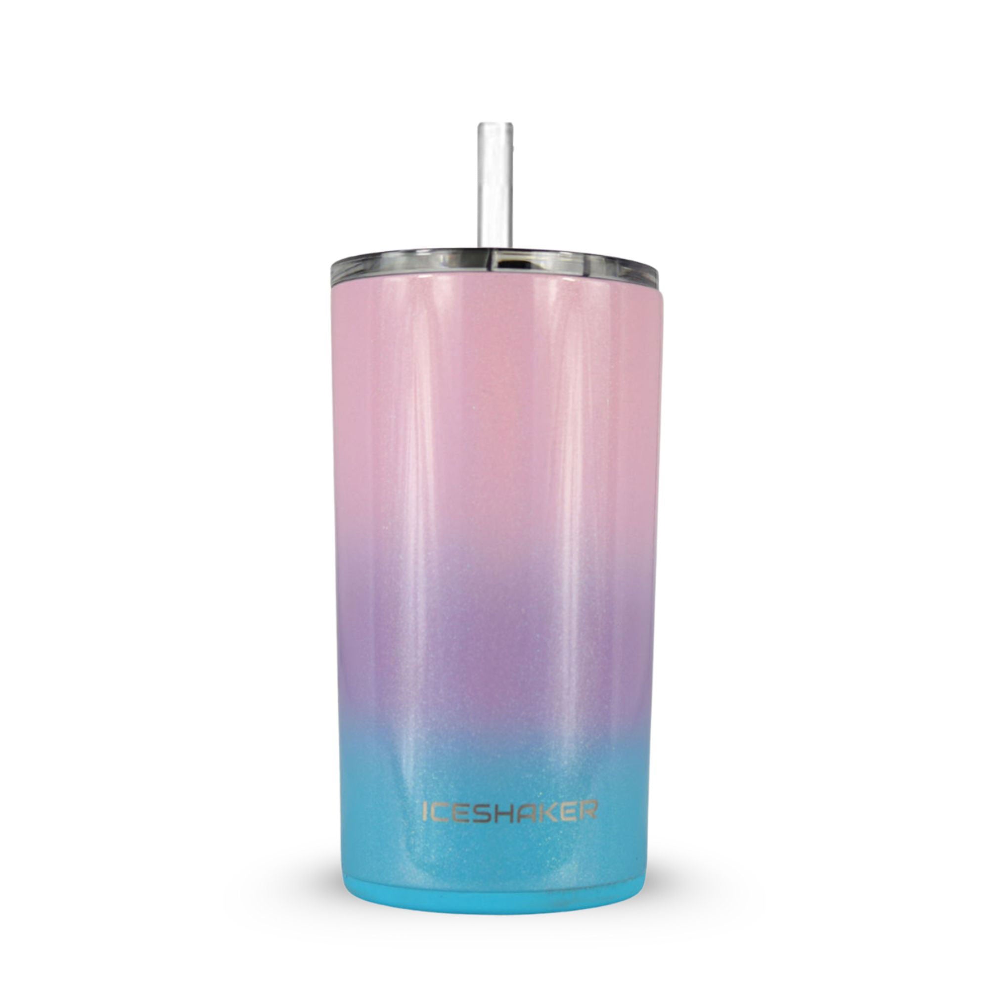 12oz Stainless Steel Mini Tumbler Kids Cup - Blue & Pink | Ice Shaker