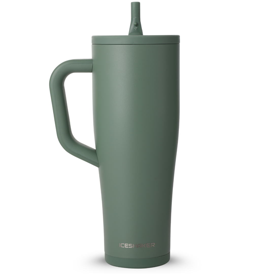 CUSTOM 40oz. Legend Series Shaker Bottle - Green Aura