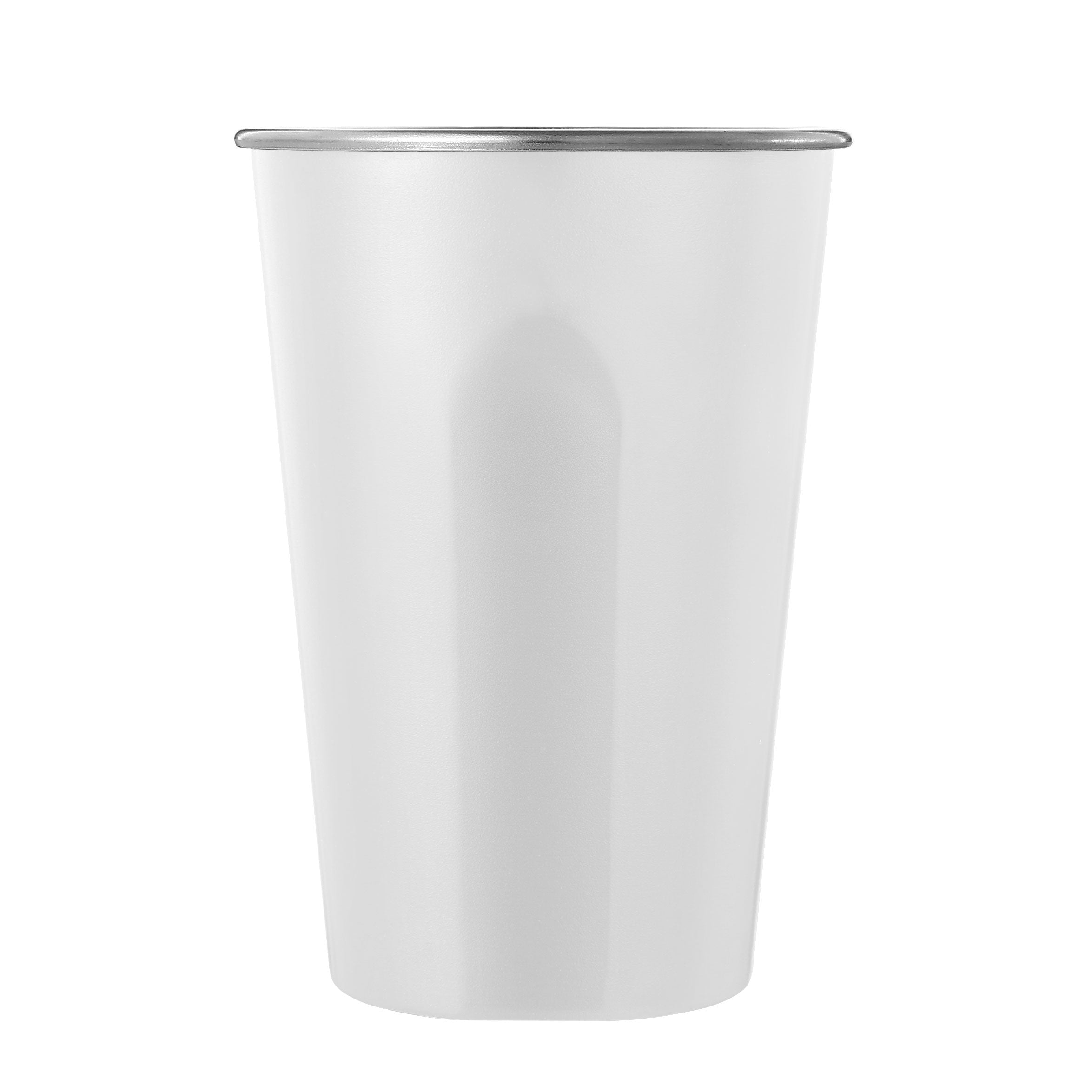 White 20oz Stainless Steel Cup - 1 Pack