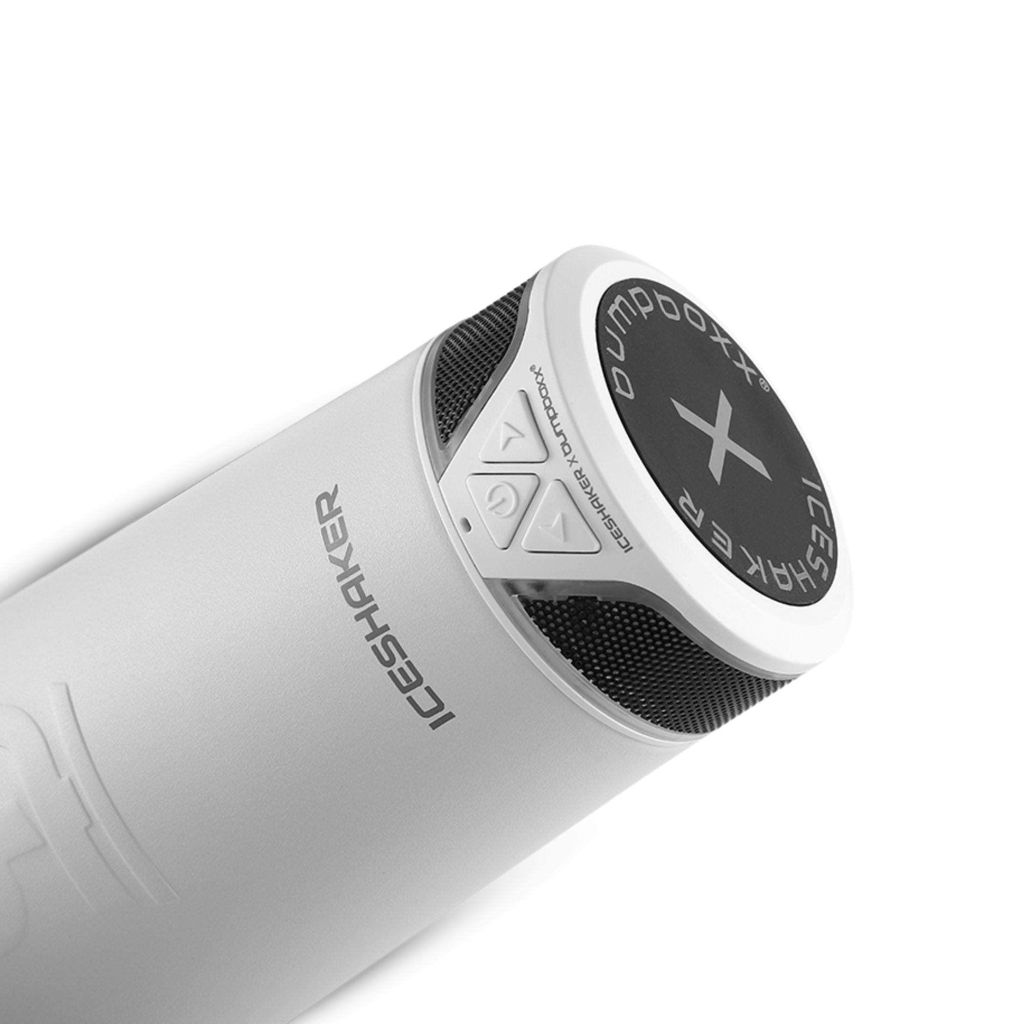 Ice Shaker X Bumpboxx Speaker Bottle - White