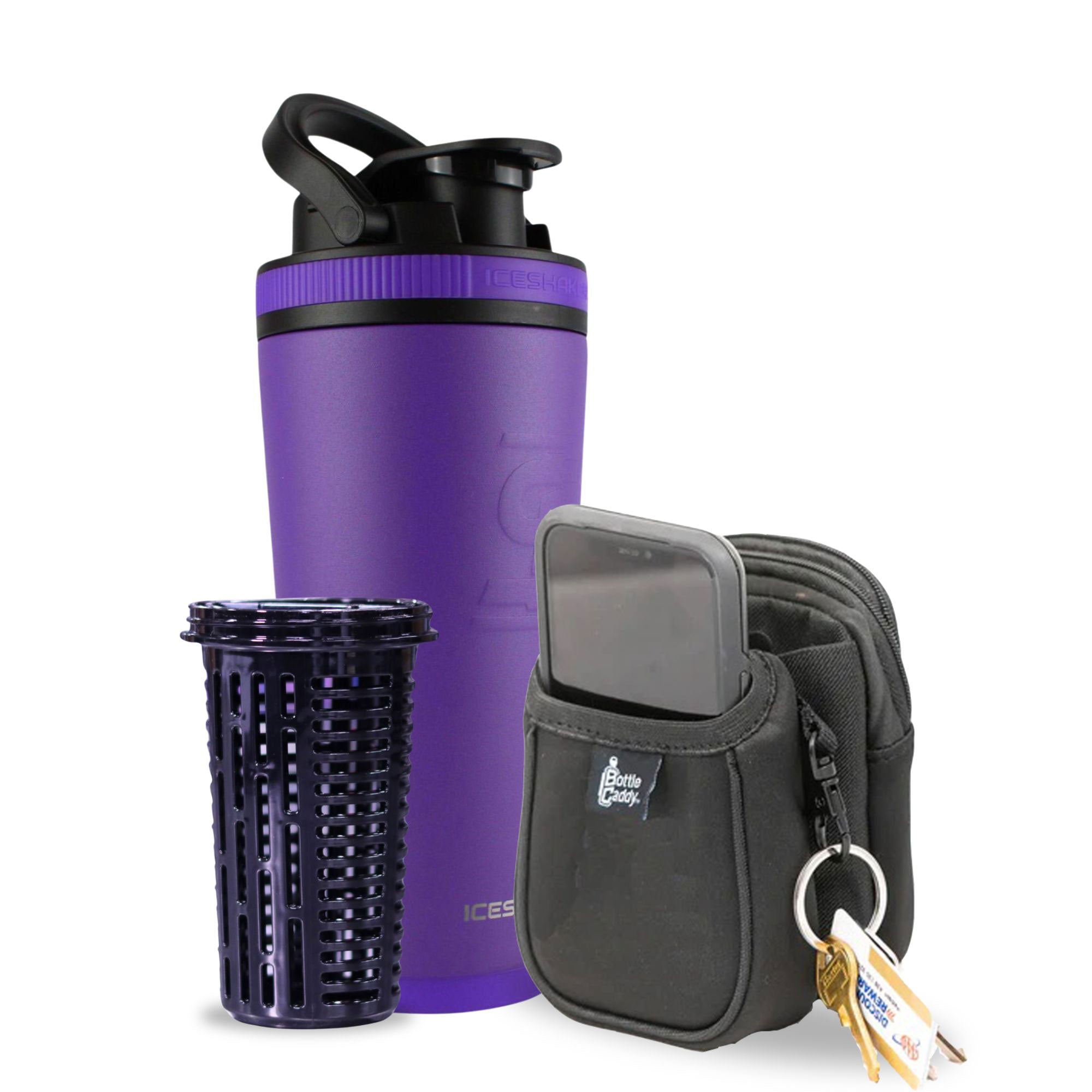 Purple 26oz Ice Shaker Bundle