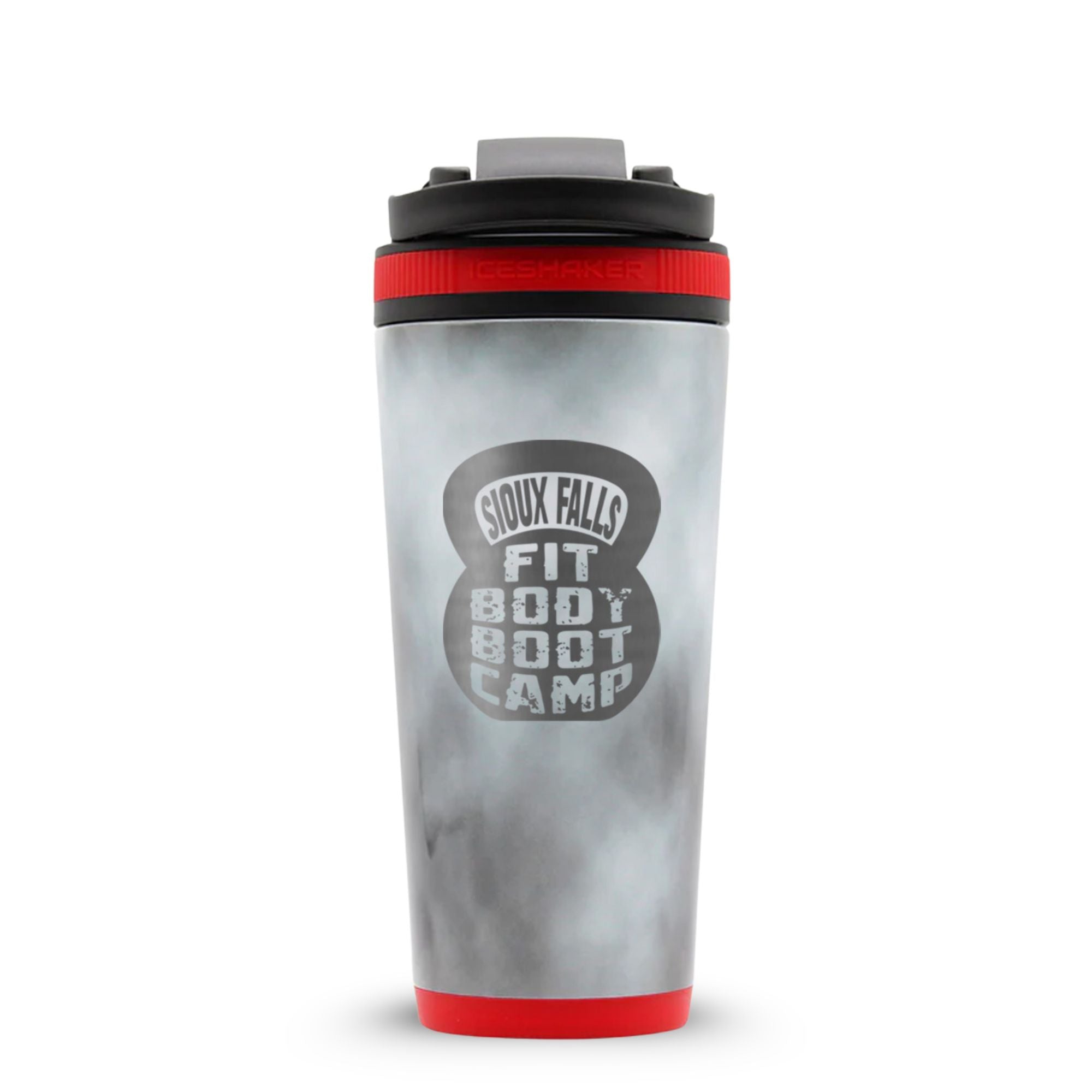 Custom Sioux Falls Fit Body Boot Camp Kettlebell 26oz Ice Shakers