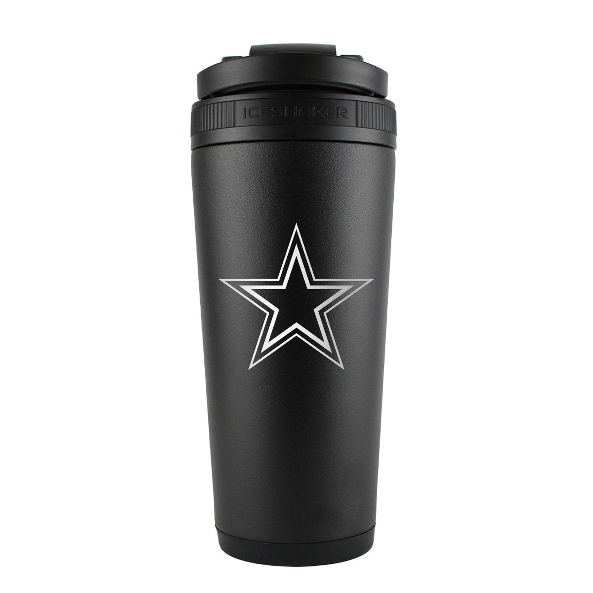Officially Licensed Dallas Cowboys 26oz Ice Shaker - Black