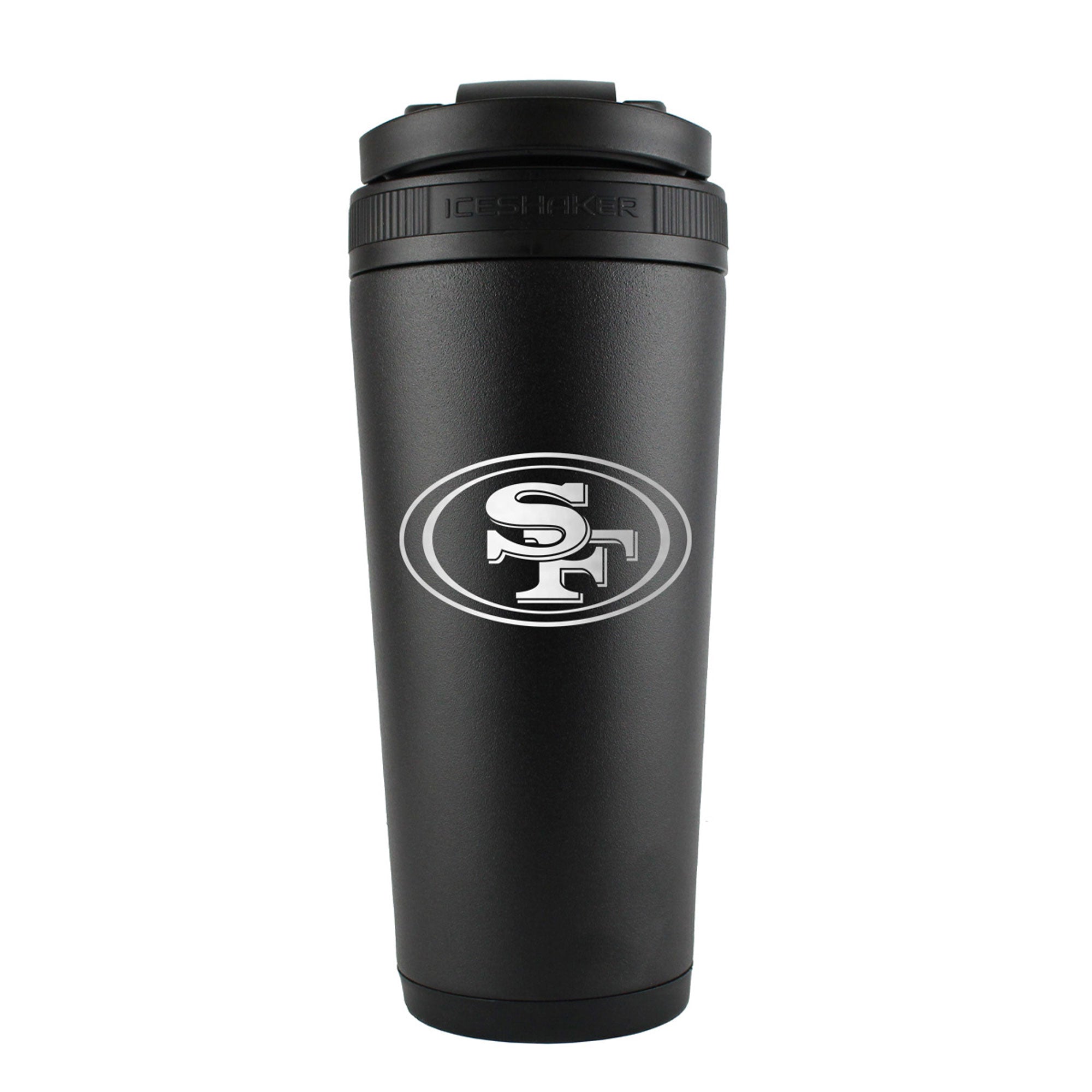 Officially Licensed San Francisco 49ers 26oz Ice Shaker - Black