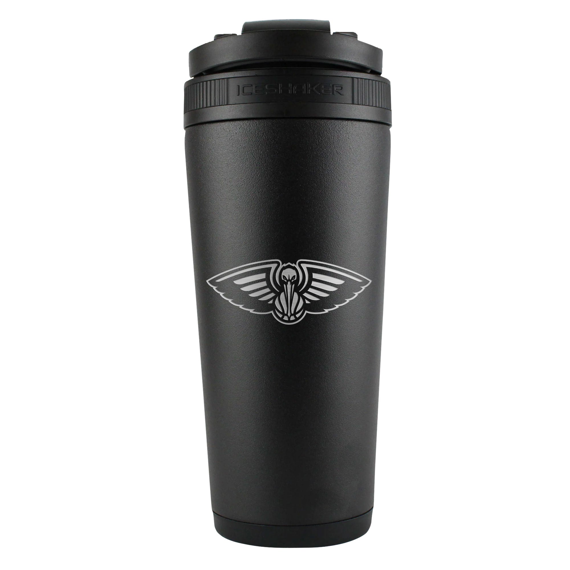 Officially Licensed New Orleans Pelicans 26oz Ice Shaker - Black