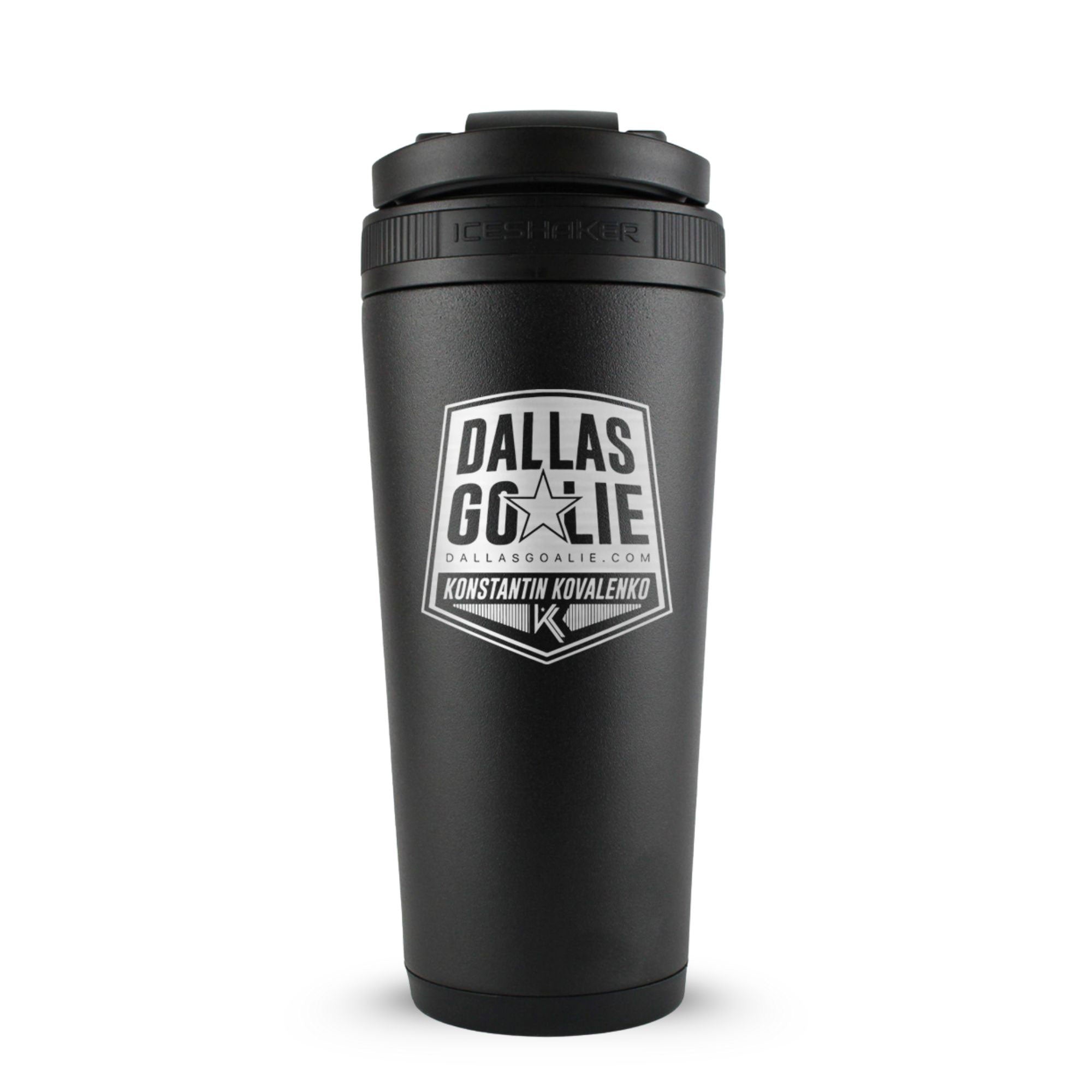 Custom Dallas Goalie Konstantin 26oz Ice Shaker