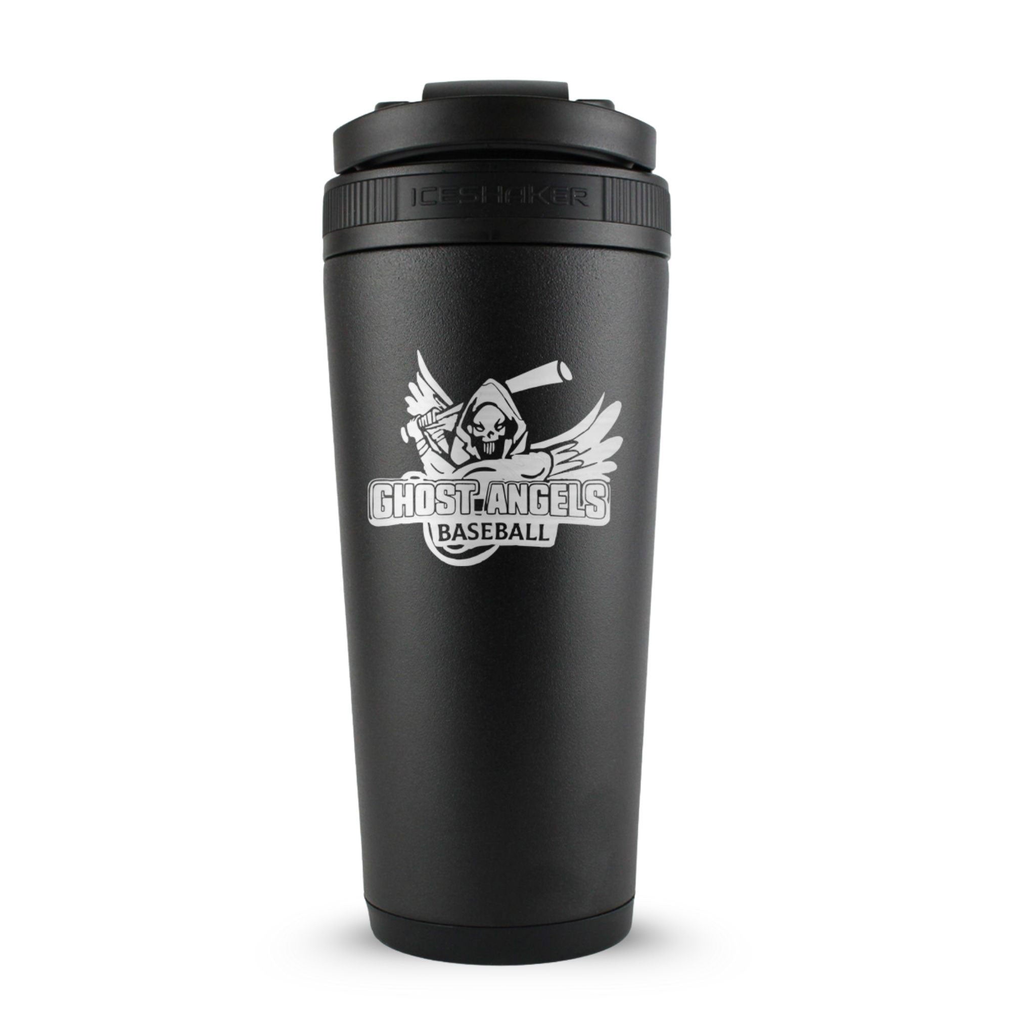 Custom Ghost Angels Baseball 26oz Ice Shaker
