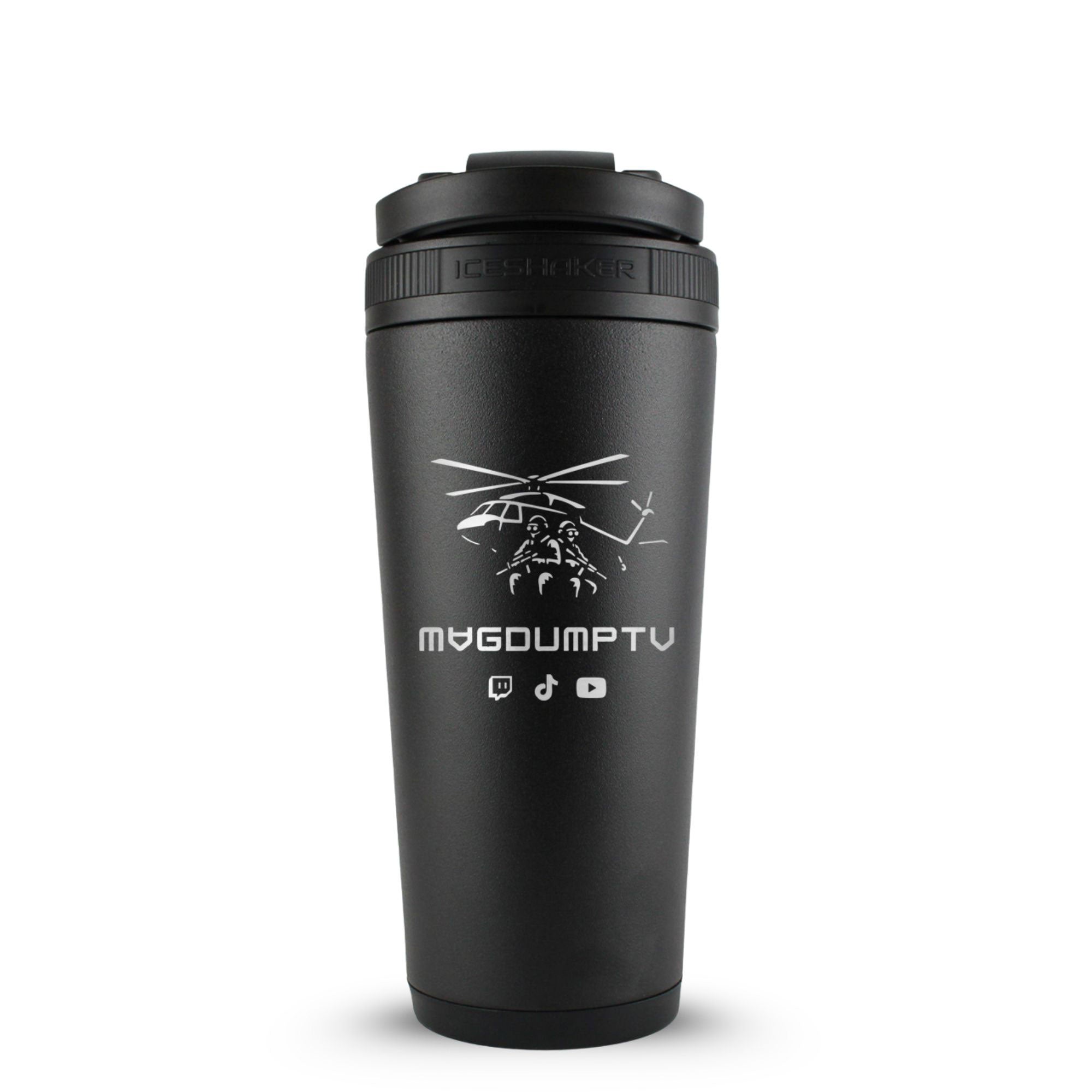 Custom MagDump TV Helicopter 26oz Ice Shaker