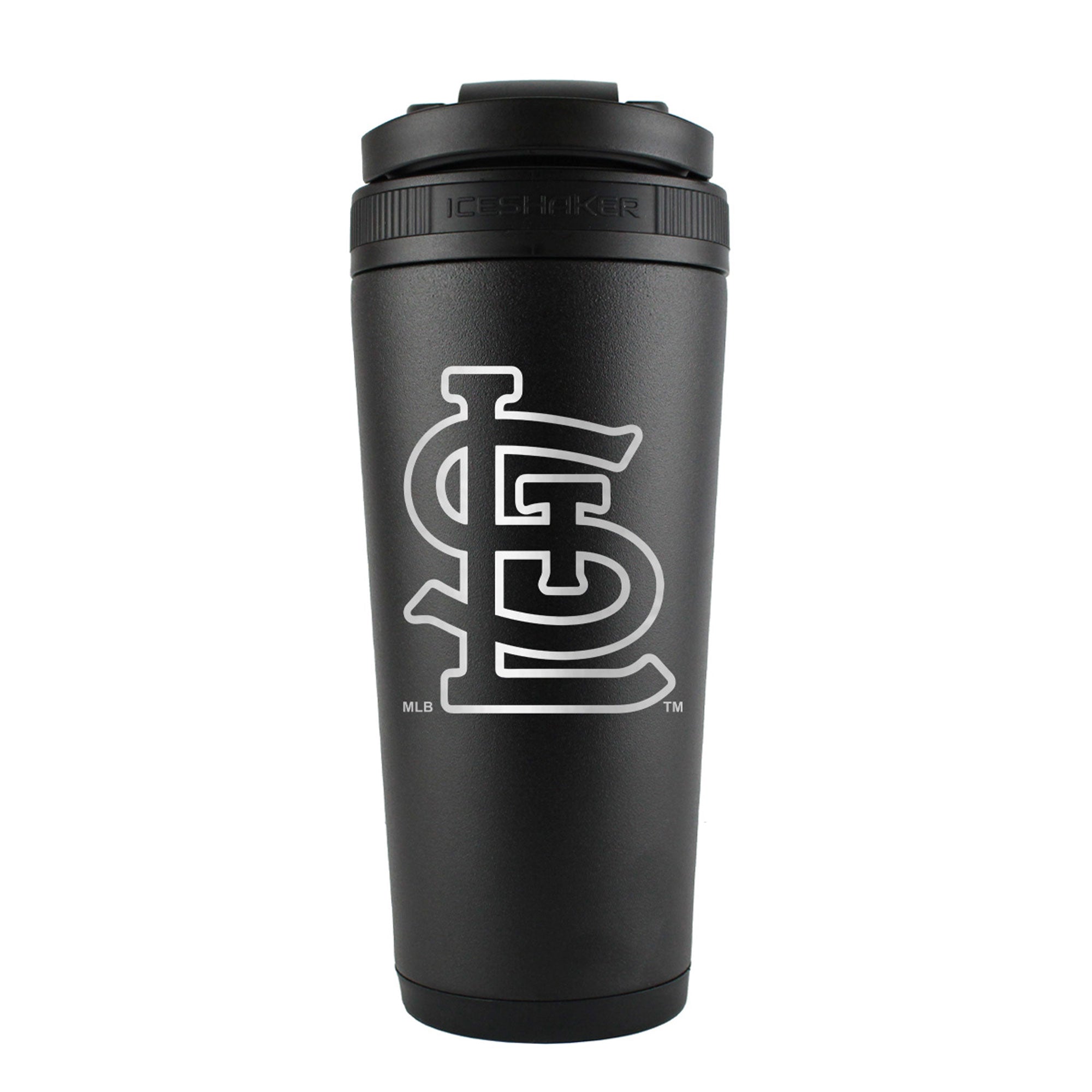Officially Licensed St. Louis Cardinals 26oz Ice Shaker - Black