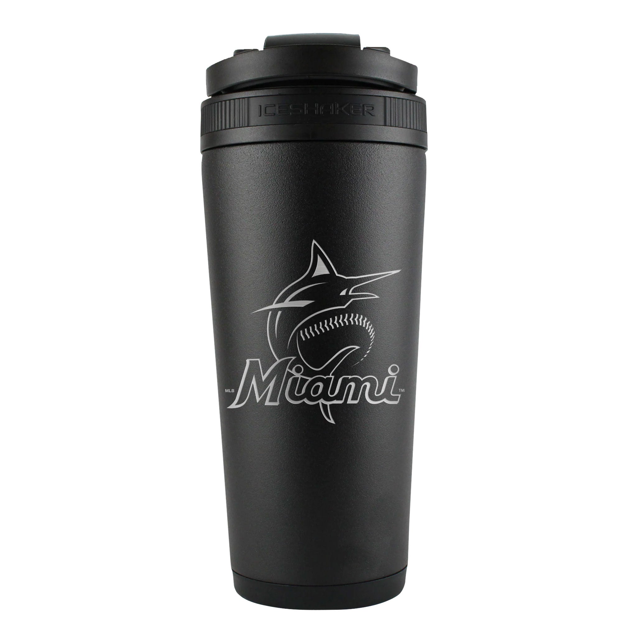 Officially Licensed MLB Miami Marlins 26oz Ice Shaker