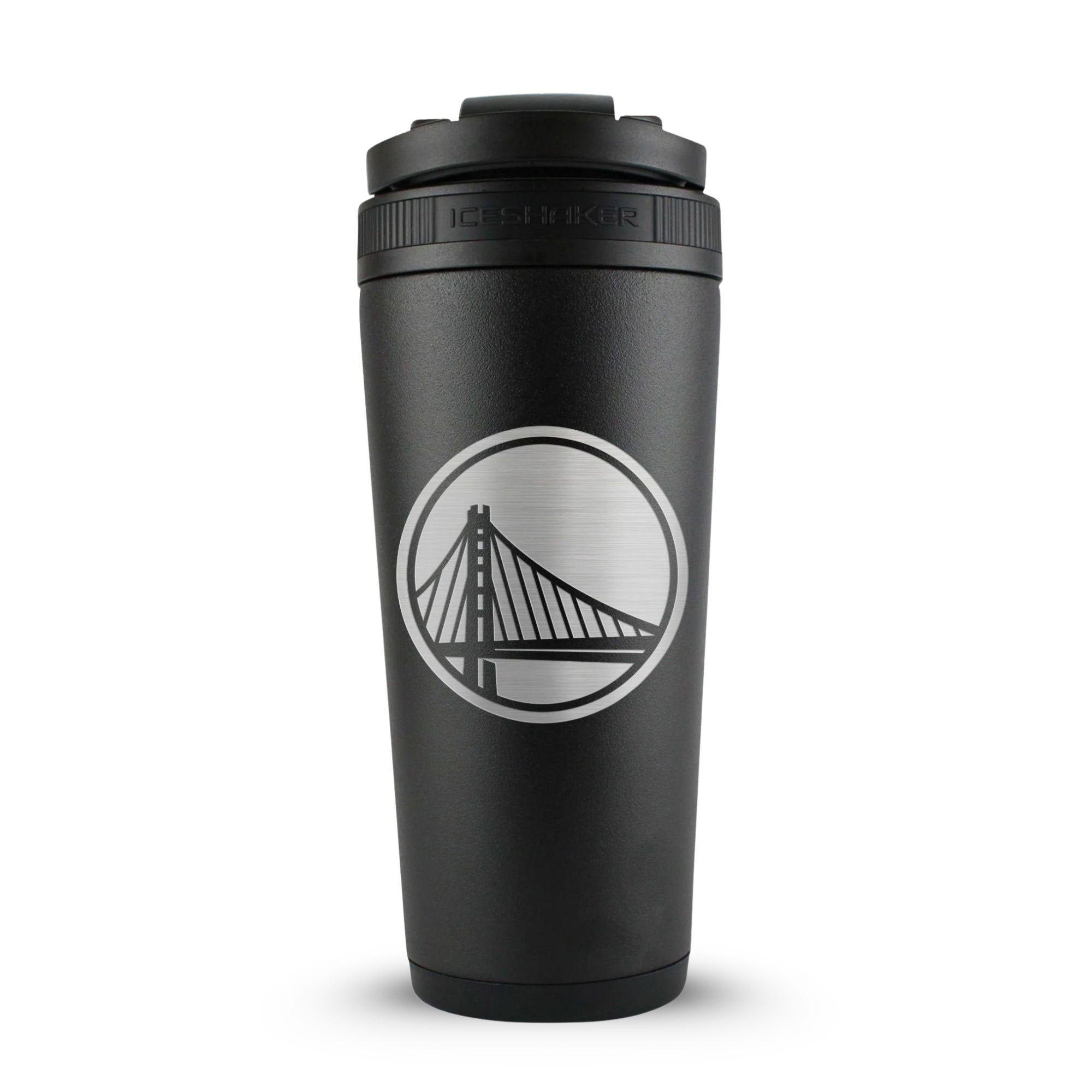 Officially Licensed Golden State Warriors 26oz Ice Shaker - Black