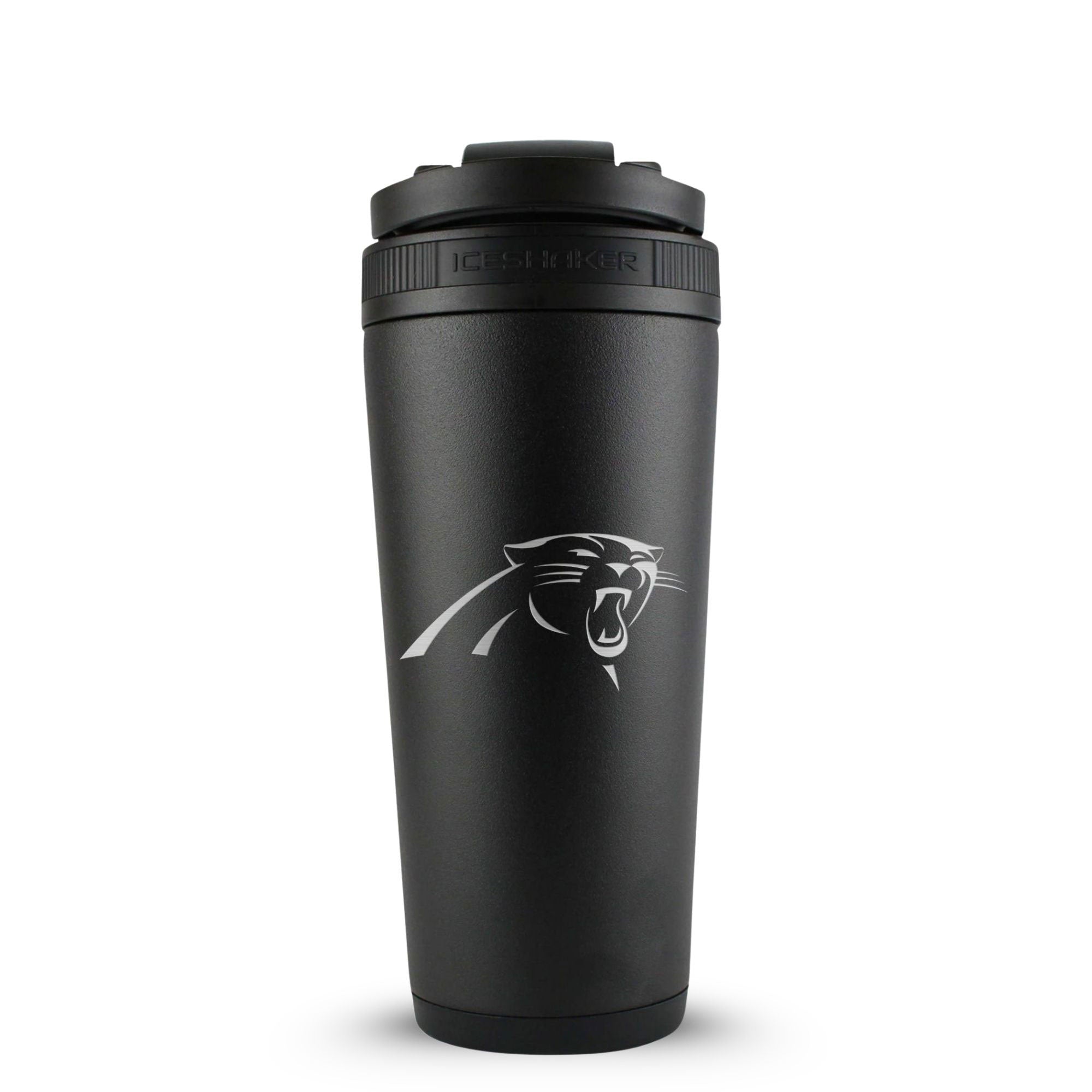 Officially Licensed Carolina Panthers 26oz Ice Shaker - Black