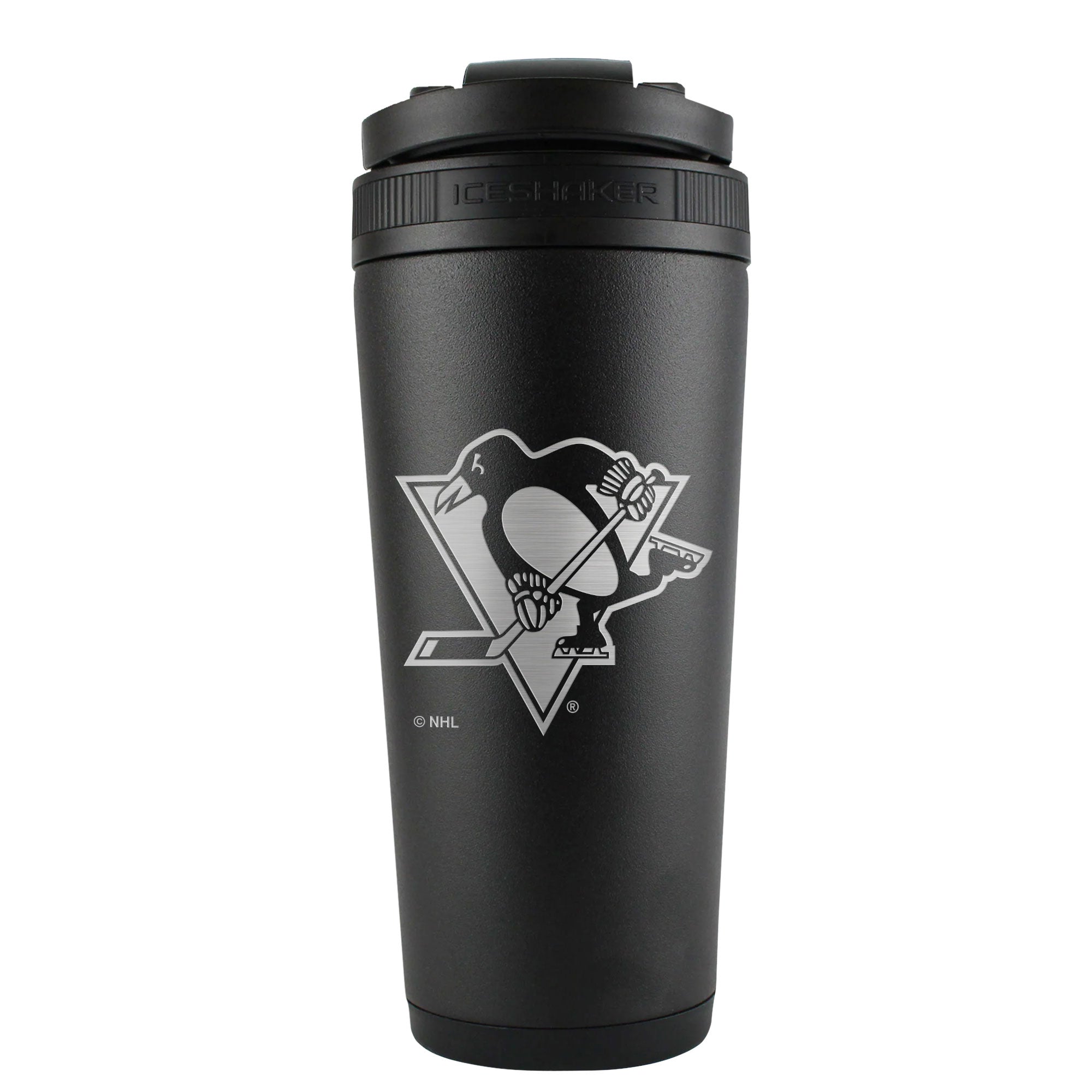 Officially Licensed Pittsburgh Penguins 26oz Ice Shaker - Black