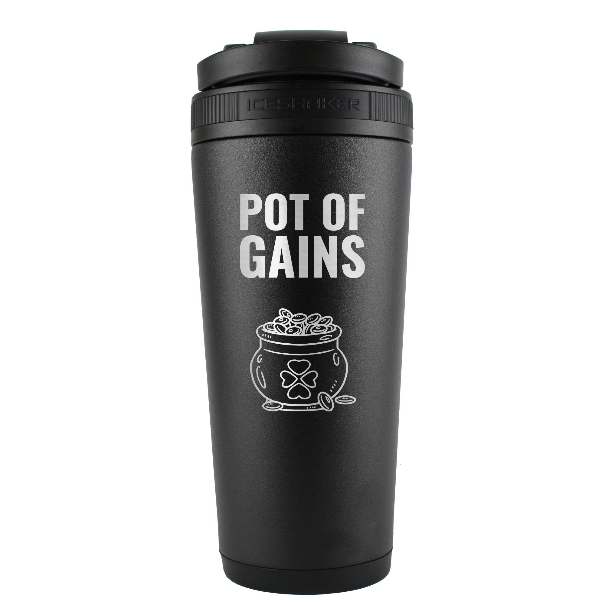 St. Patrick's Day Pot-O-Gains 26oz Ice Shaker
