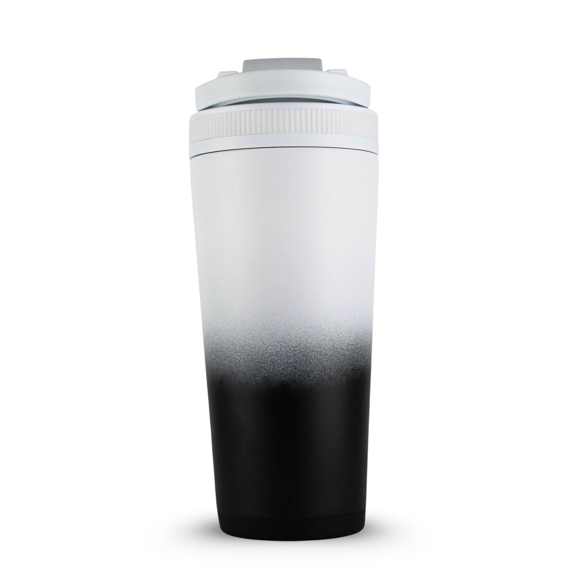CUSTOM Sports Logo 26oz Ice Shaker - Black White Ombre