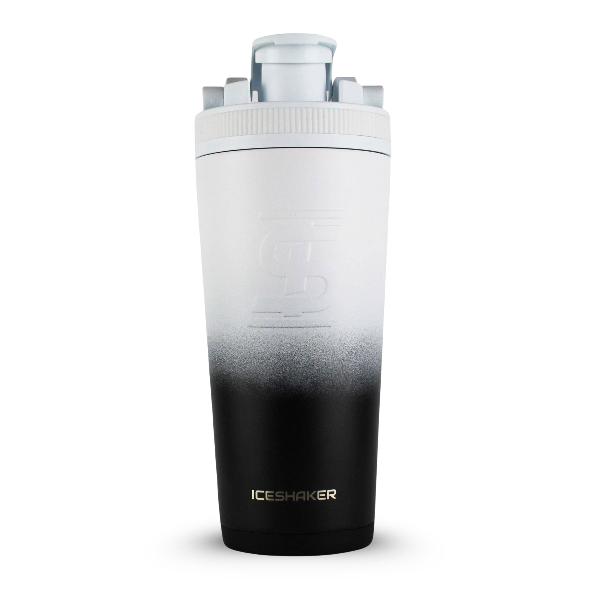26oz Ice Shaker - Black White Ombre