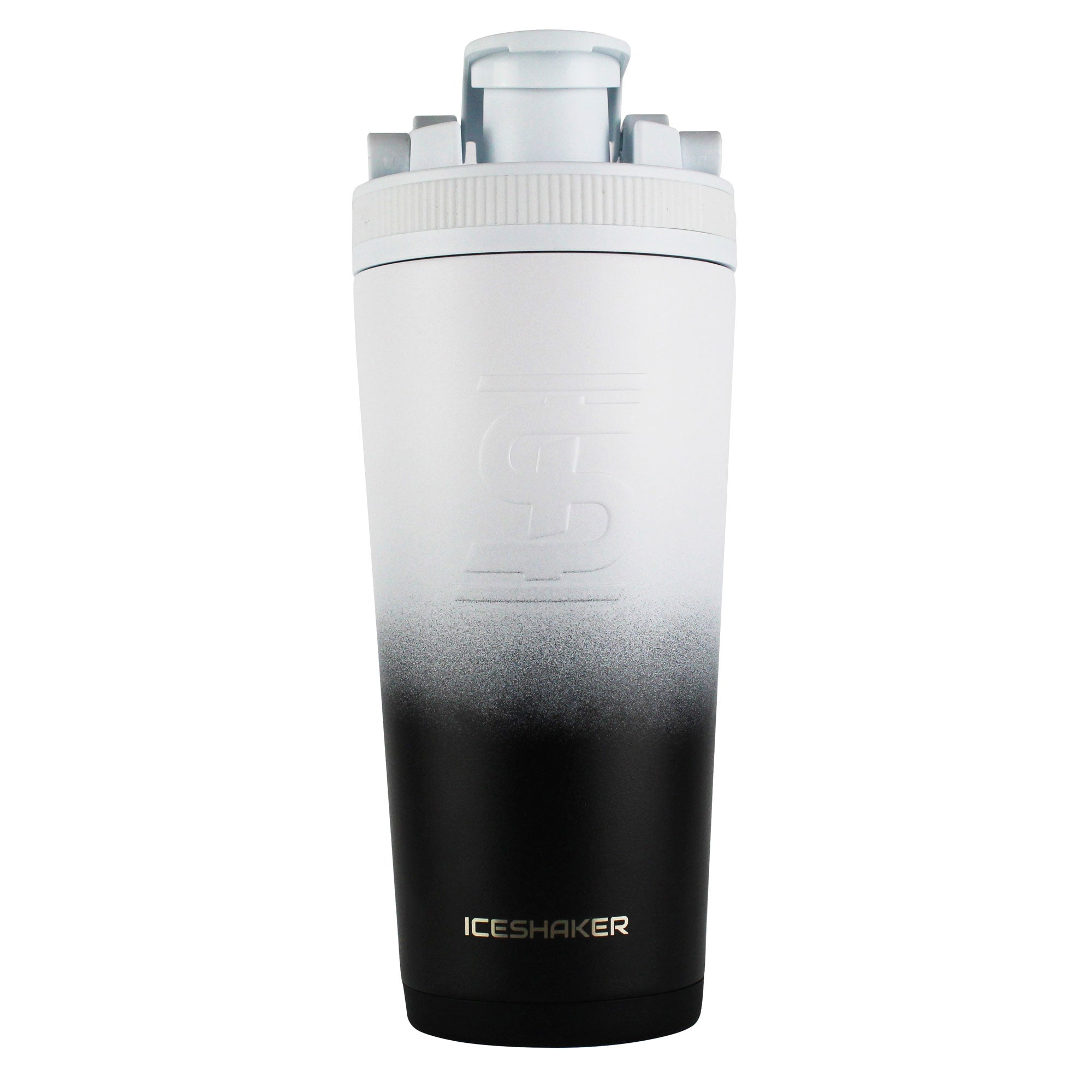 26oz Ice Shaker - Black White Ombre