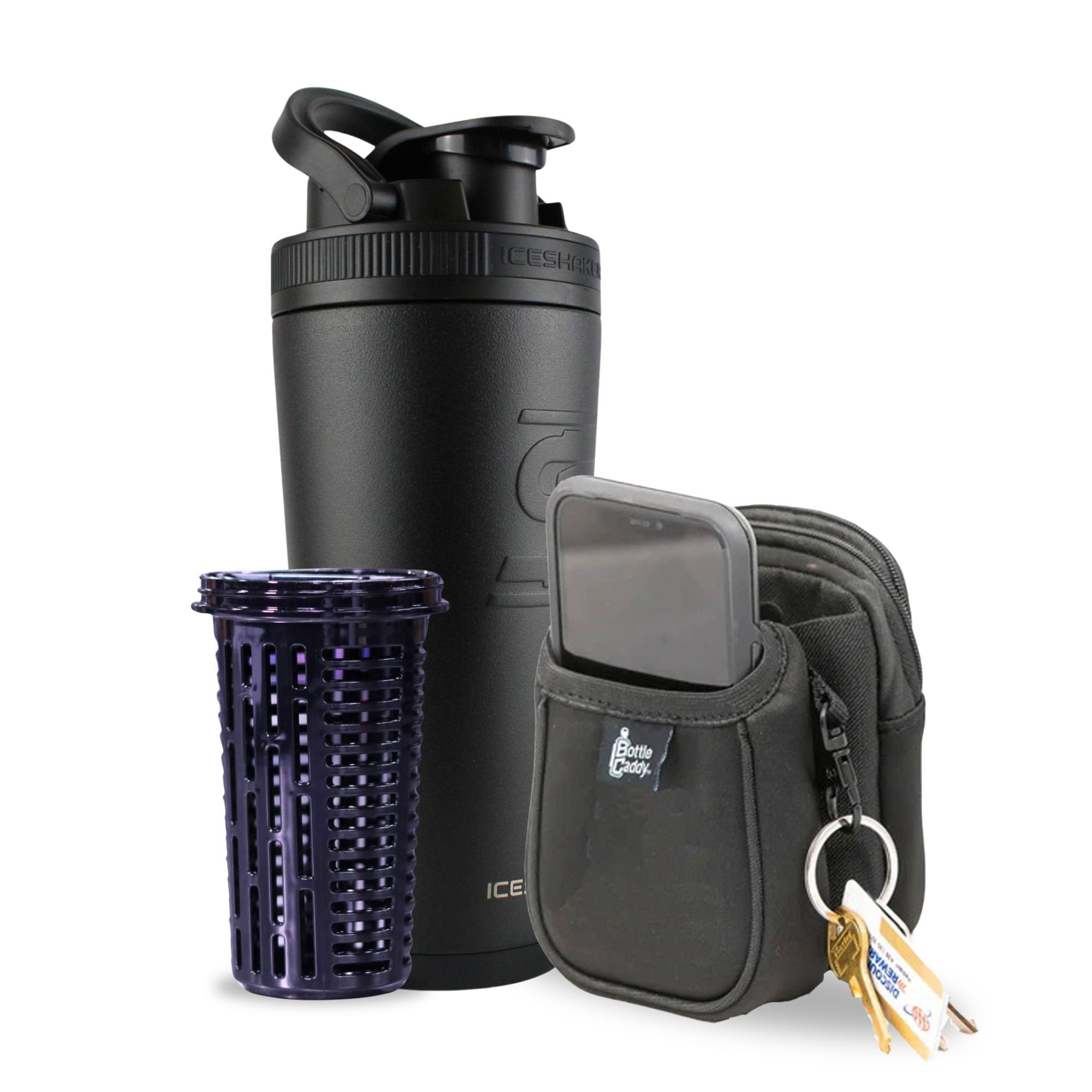 Black 26oz Ice Shaker Bundle