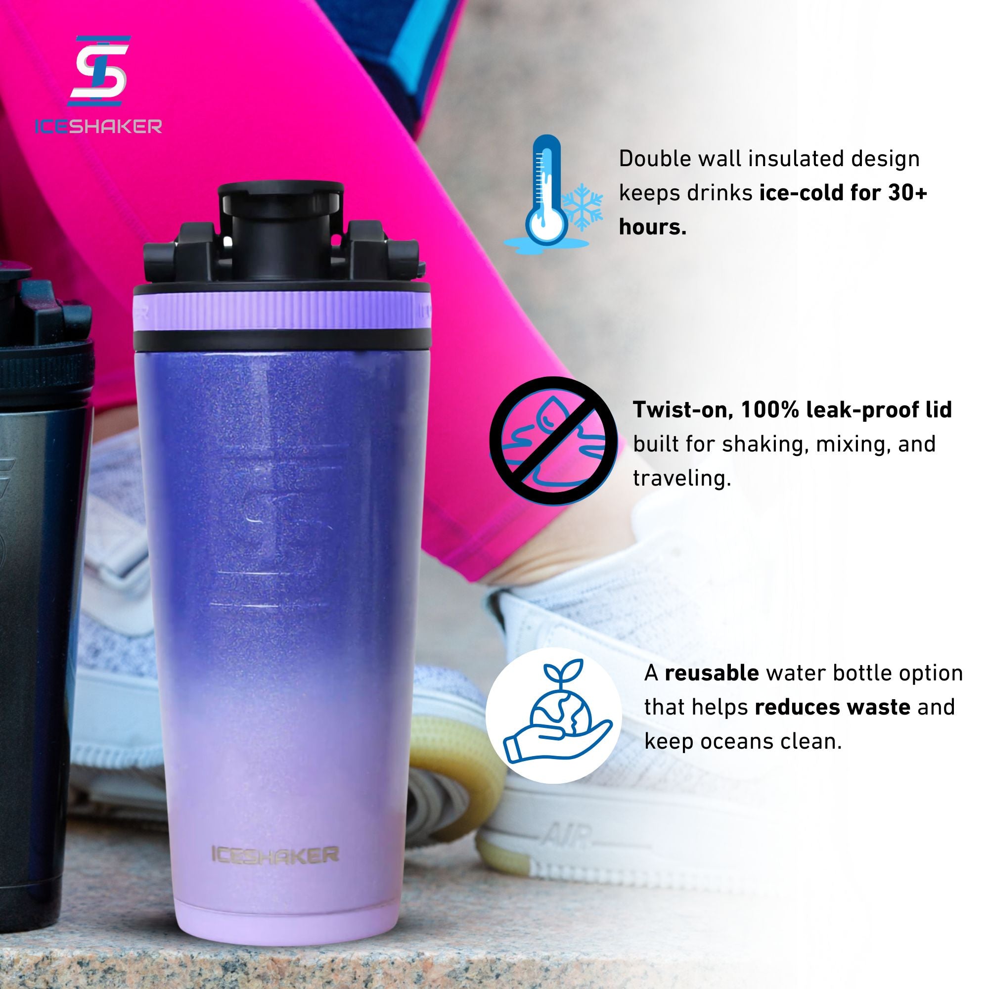 26oz Ice Shaker - Lilac Dreaming