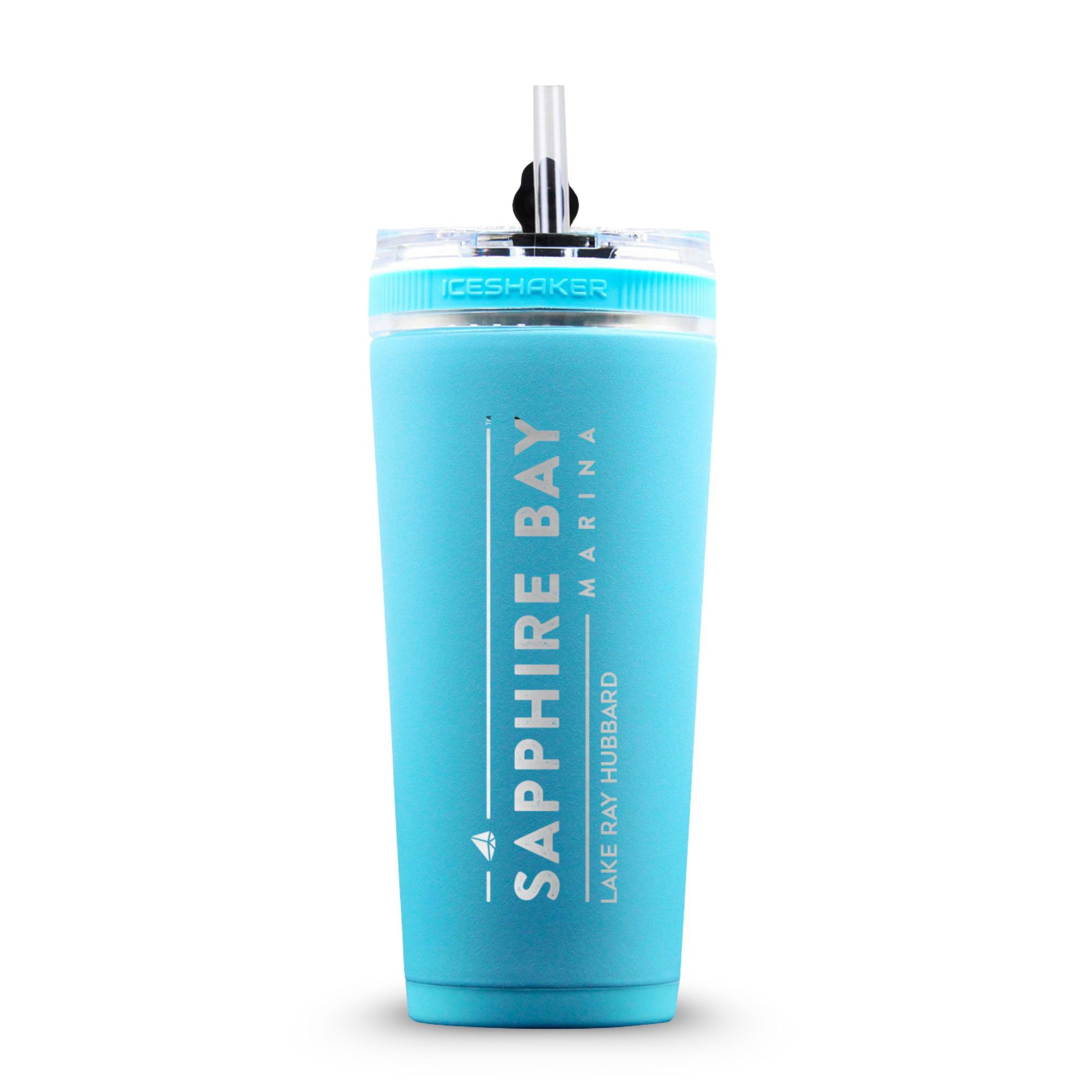 Sapphire Bay Marina Custom 26oz Flex Bottles