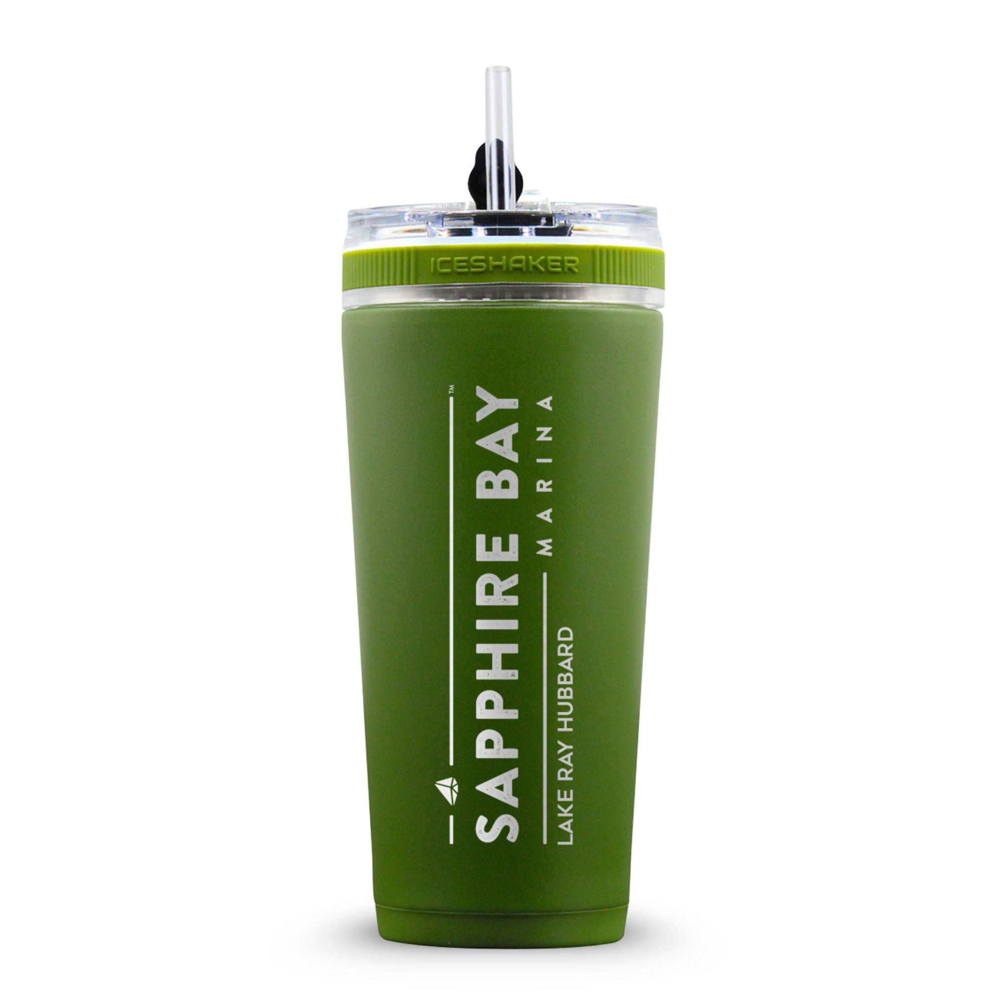 Sapphire Bay Marina Custom 26oz Flex Bottles