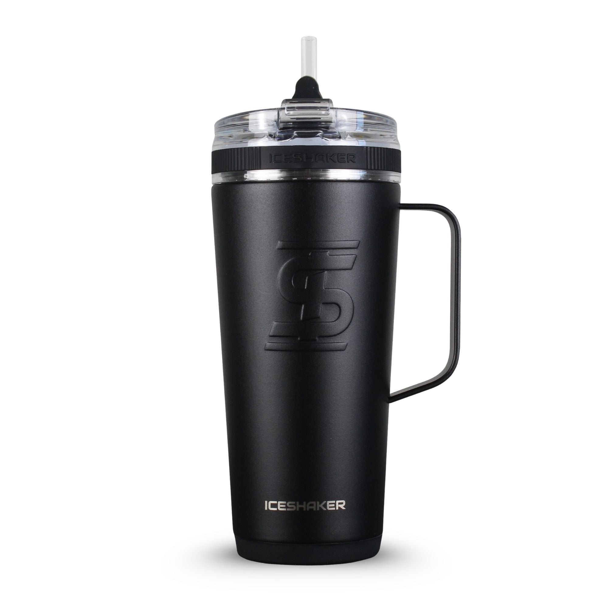 26oz Flex Bottle with Handle - Black