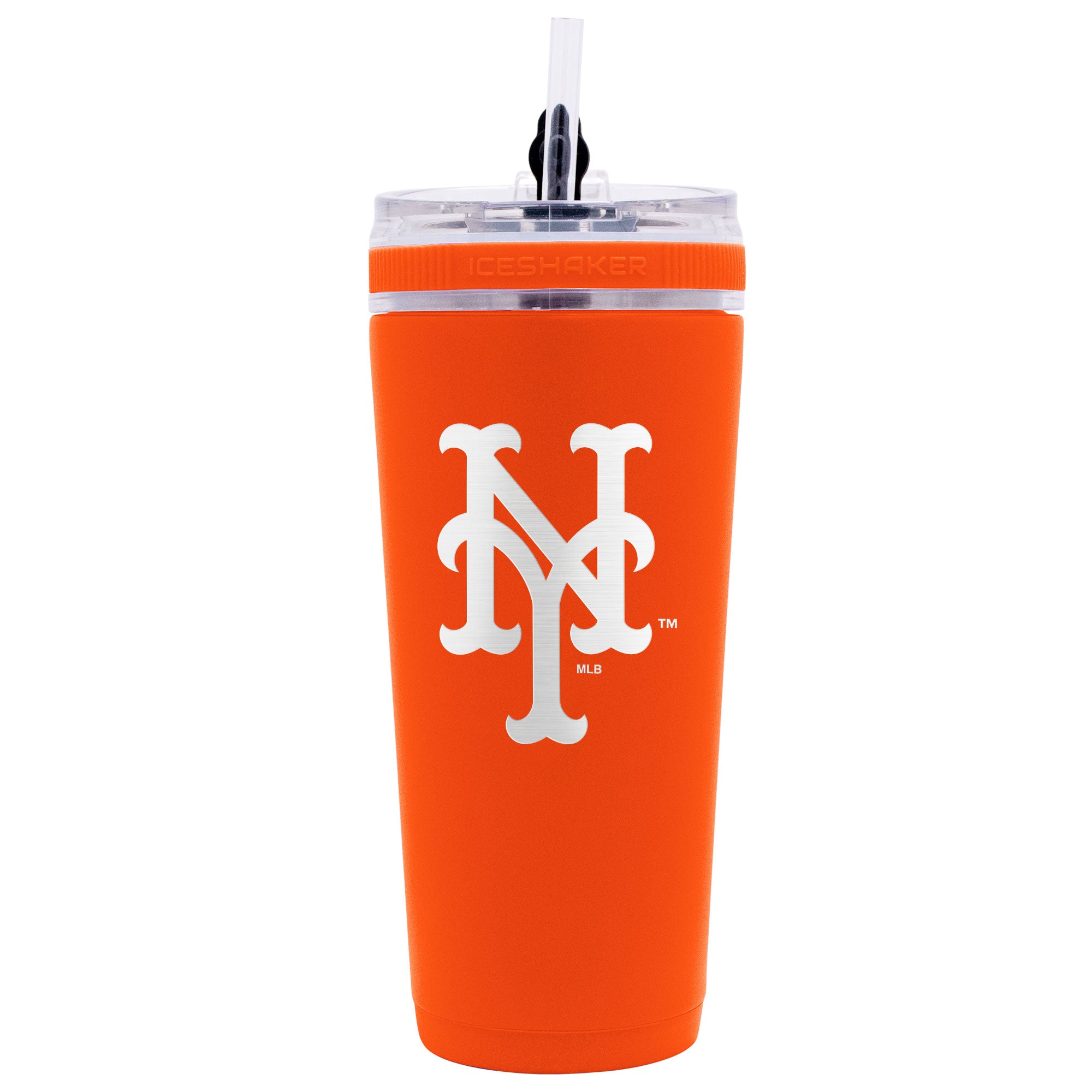 Officially Licensed New York Mets 26oz Flex Bottle - Orange