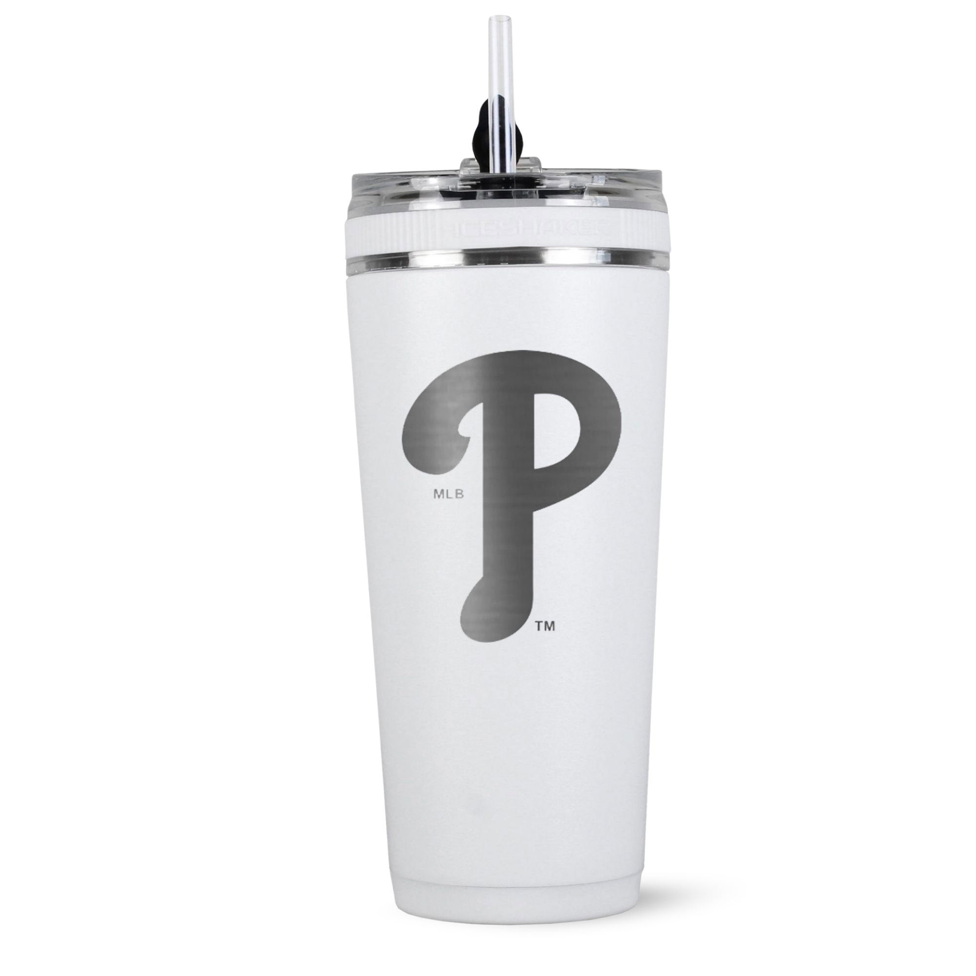 Officially Licensed Philadelphia Phillies 26oz Flex Bottle - White