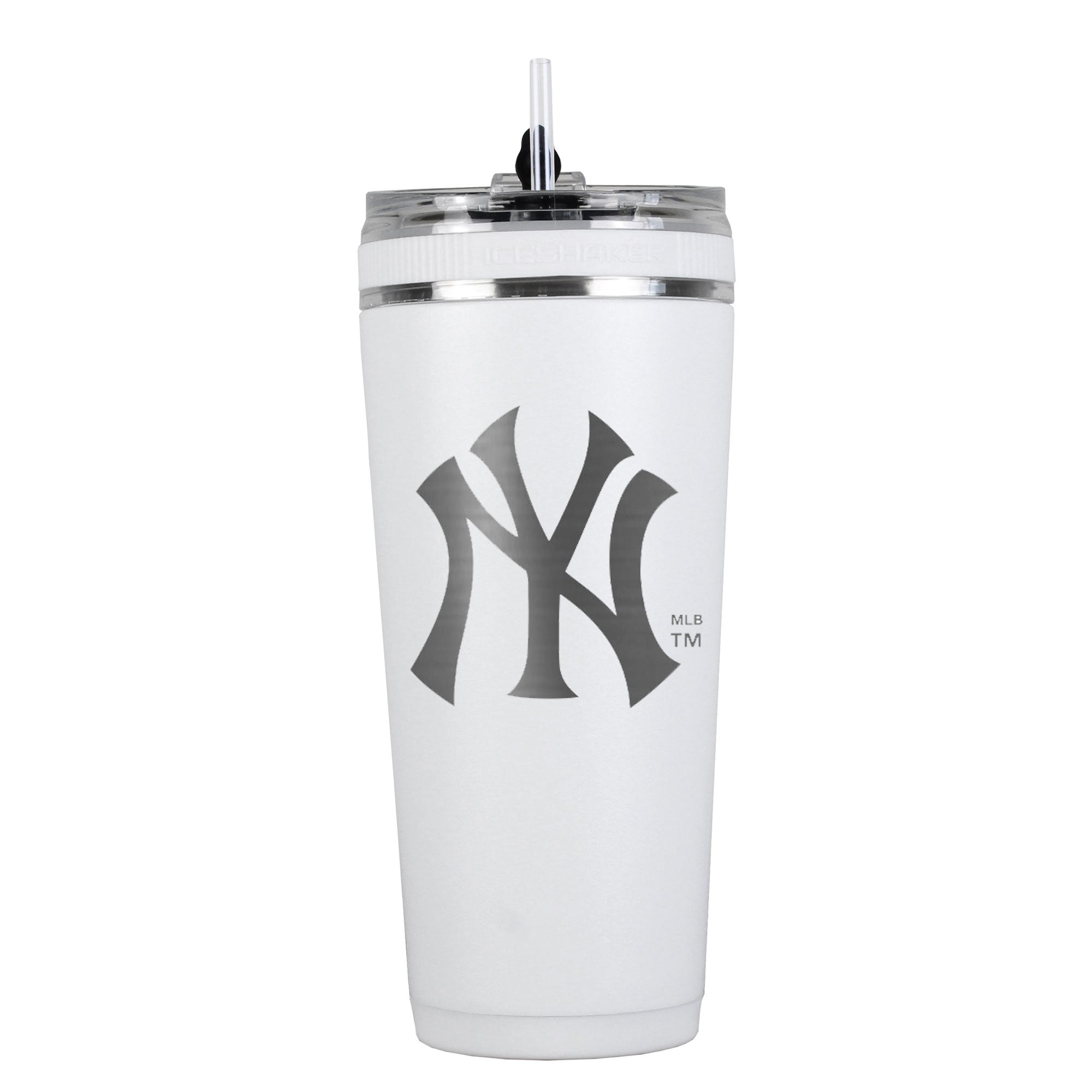 Officially Licensed New York Yankees 26oz Flex Bottle - White