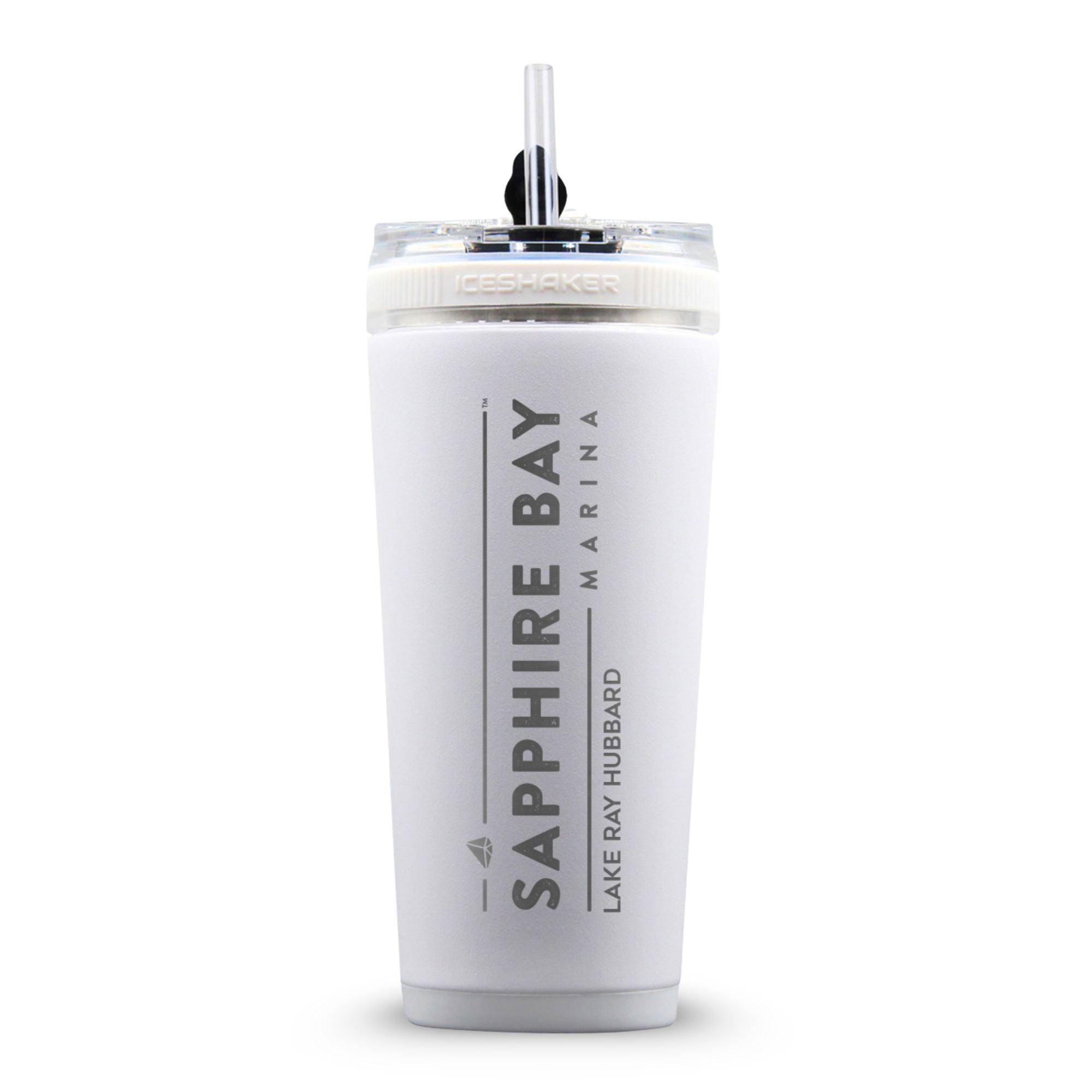 Sapphire Bay Marina Custom 26oz Flex Bottles