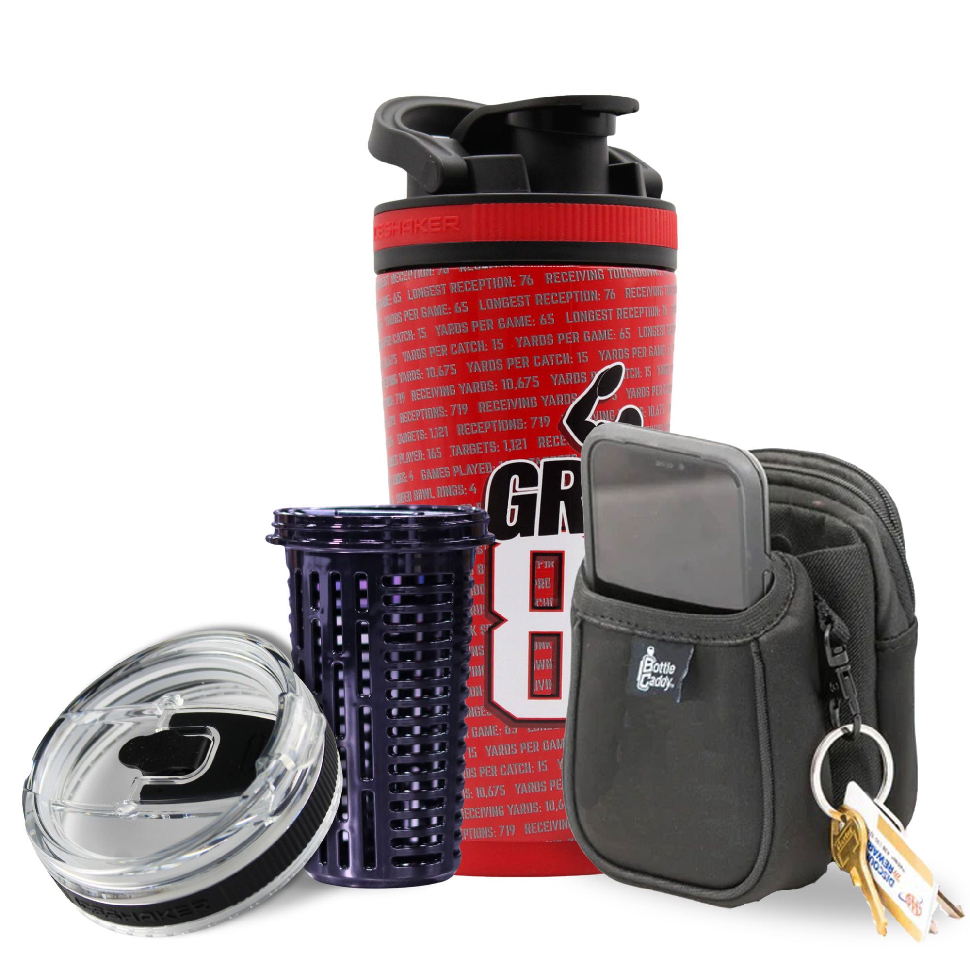 Gronk 87 Record Breaker Edition 26oz Ice Shaker Bundle