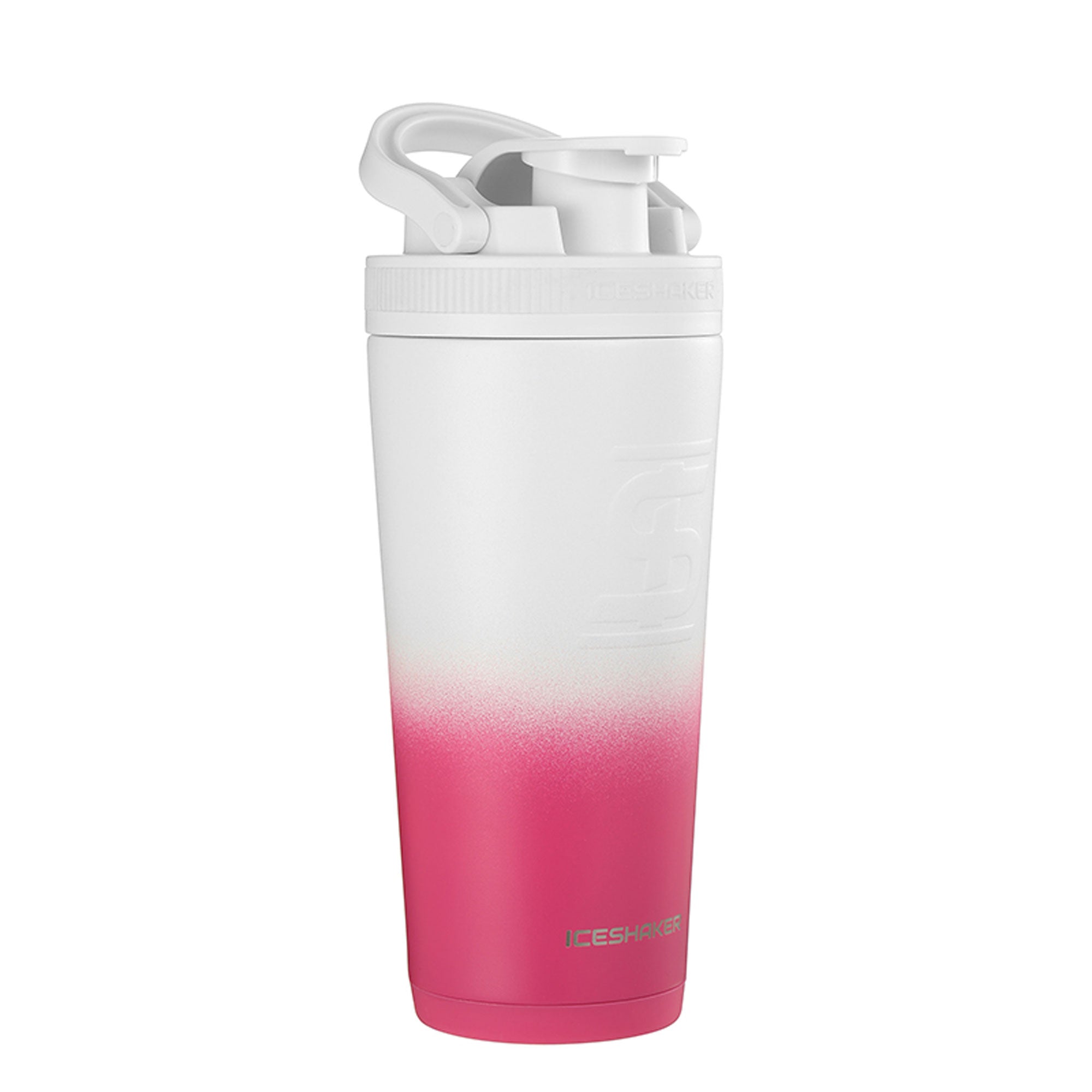 26oz Ice Shaker - Magenta White Ombre