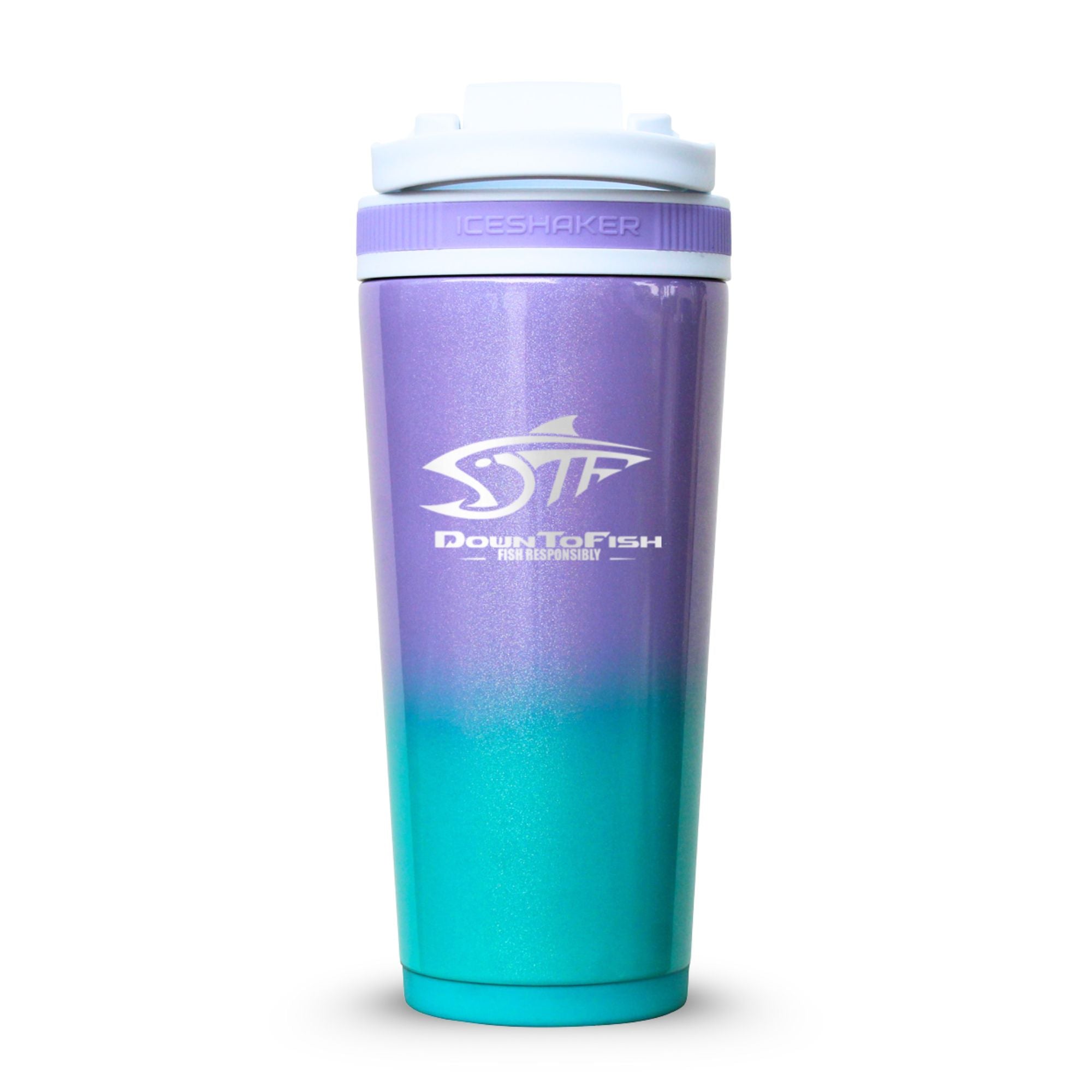 Custom Down to Fish 26oz Ice Shakers