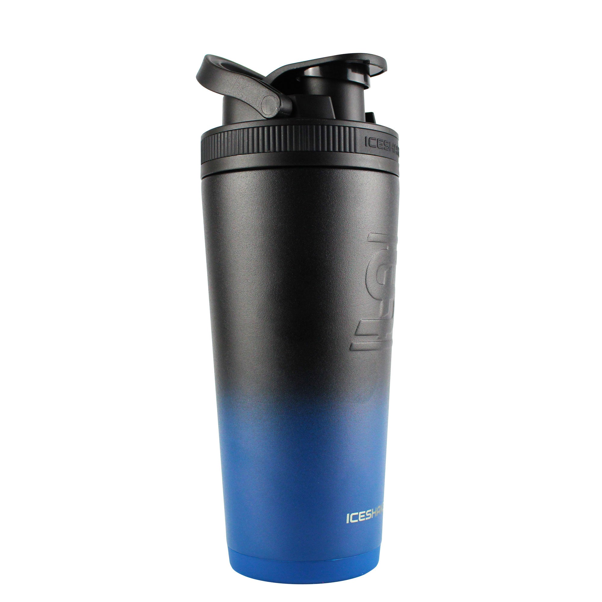 FIT2SERVE Navy Black Ombre 26oz Ice Shaker
