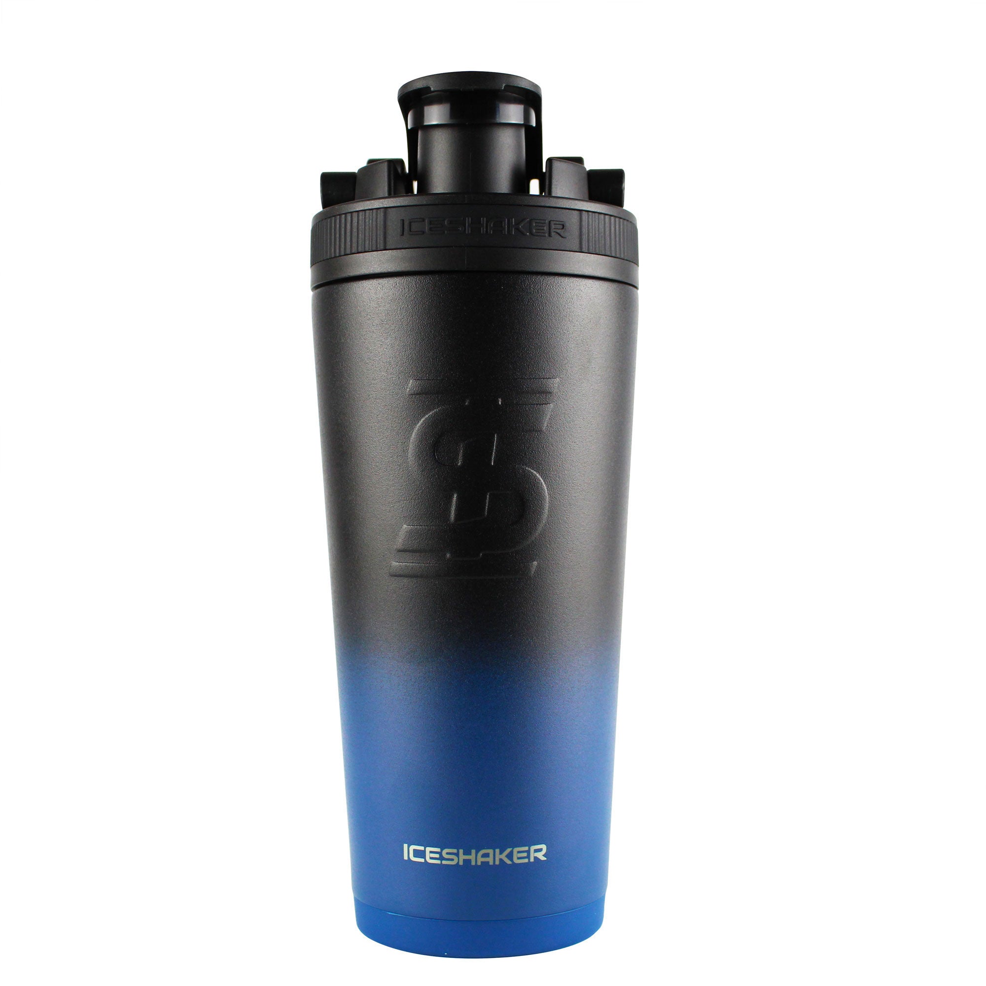FIT2SERVE Navy Black Ombre 26oz Ice Shaker