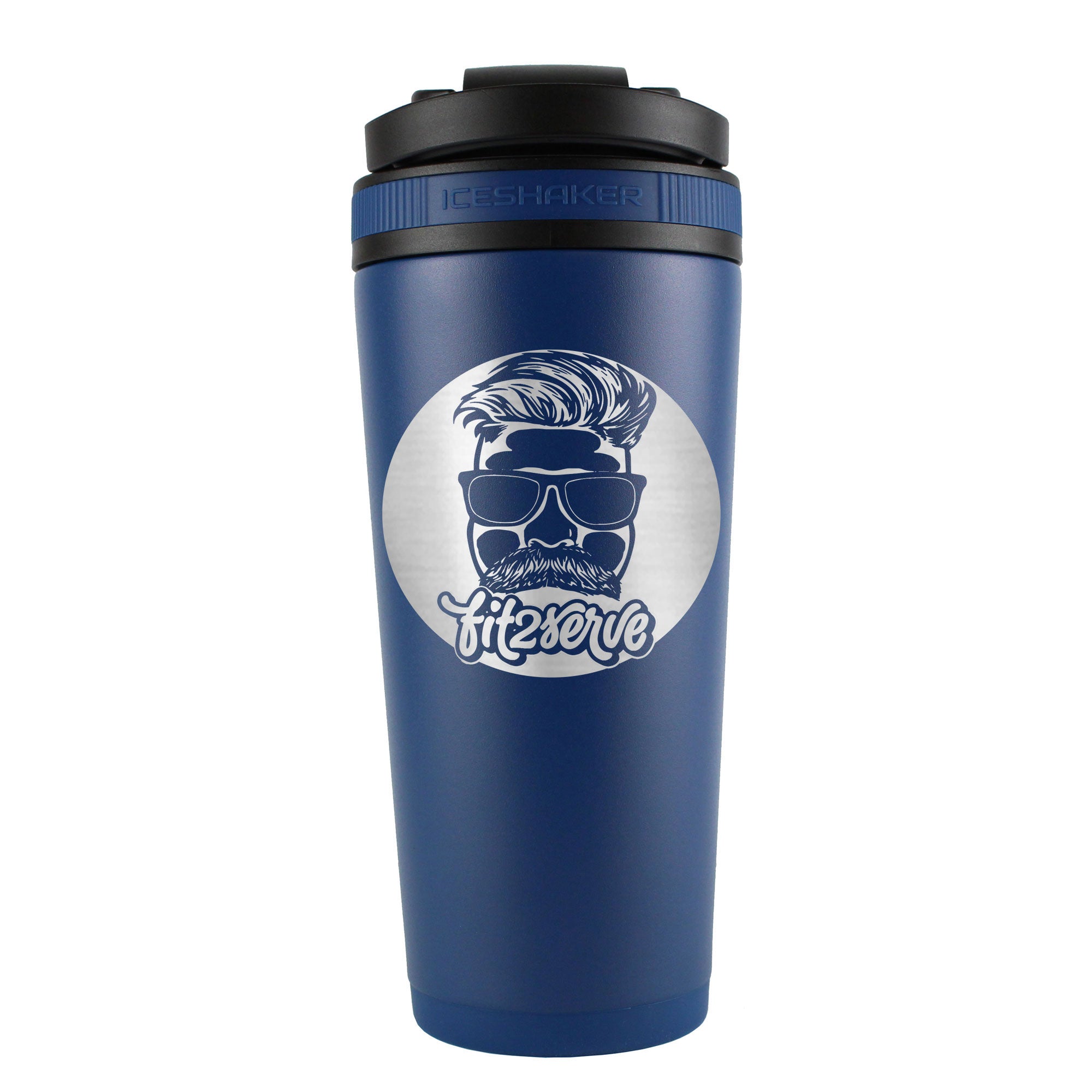FIT2SERVE Navy 26oz Shaker