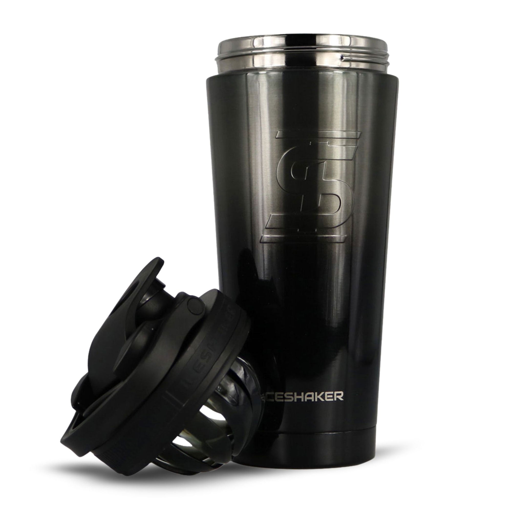 26oz Ice Shaker with Metal Base - Obsidian