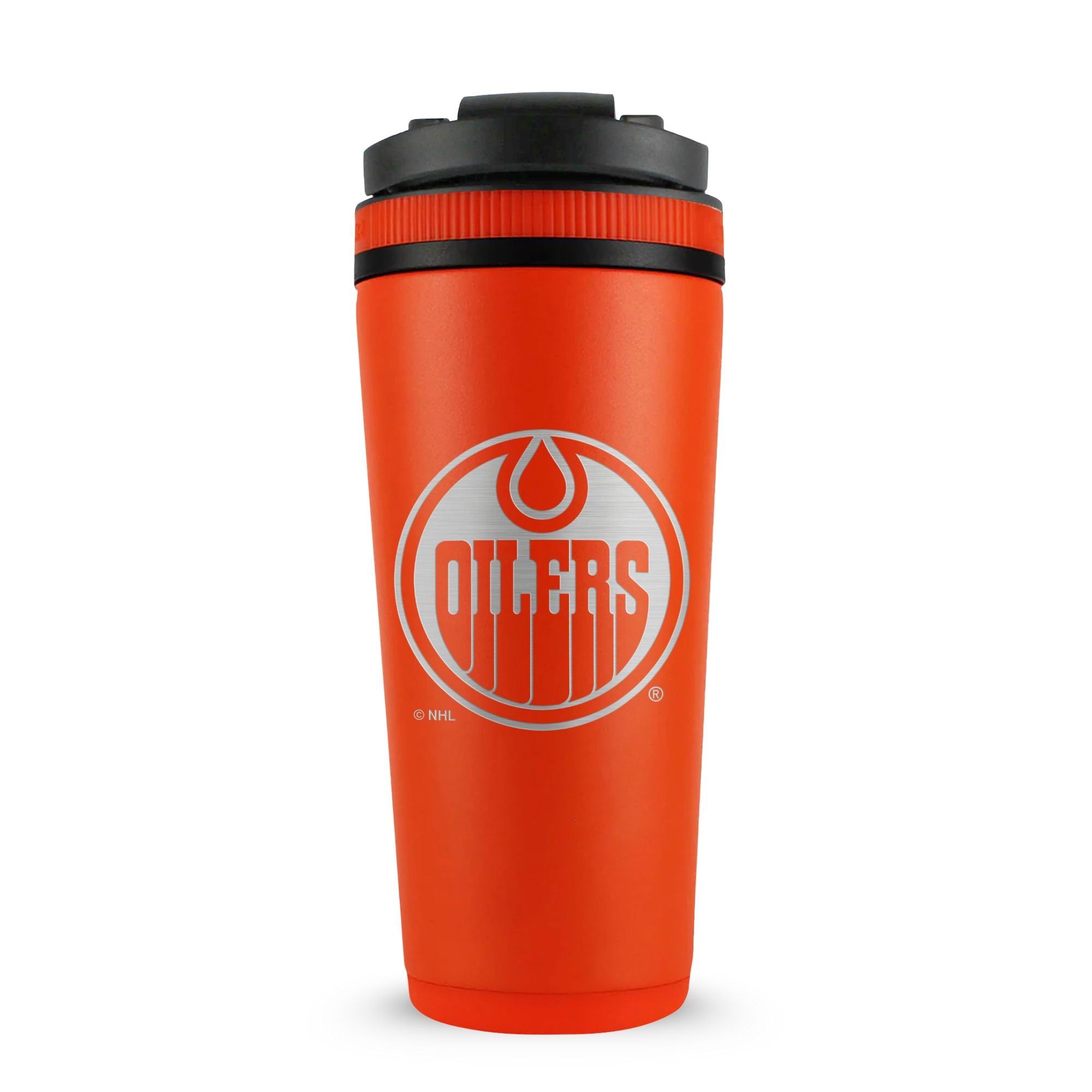 Officially Licensed Edmonton Oilers 26oz Ice Shaker - Orange
