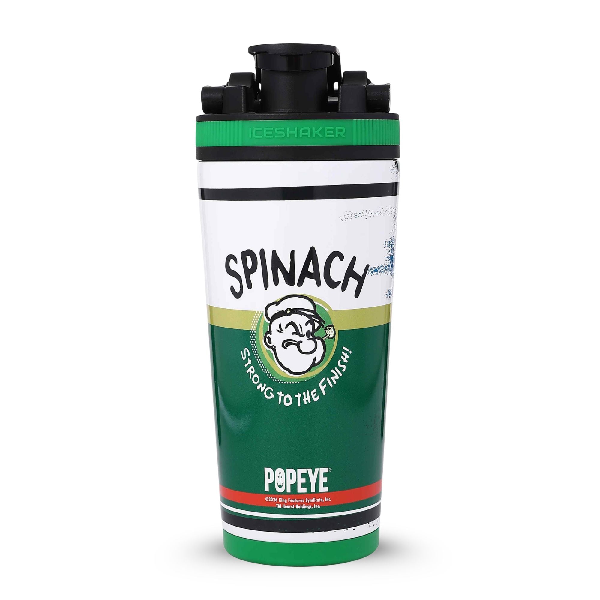 Popeye The Sailor Series 4D 26oz Ice Shaker - Popeye's Spinach