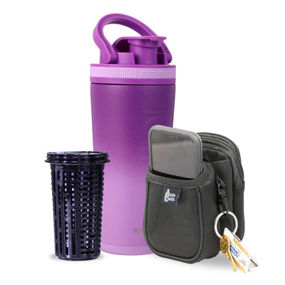 Purple Color Rush 26oz Ice Shaker Bundle