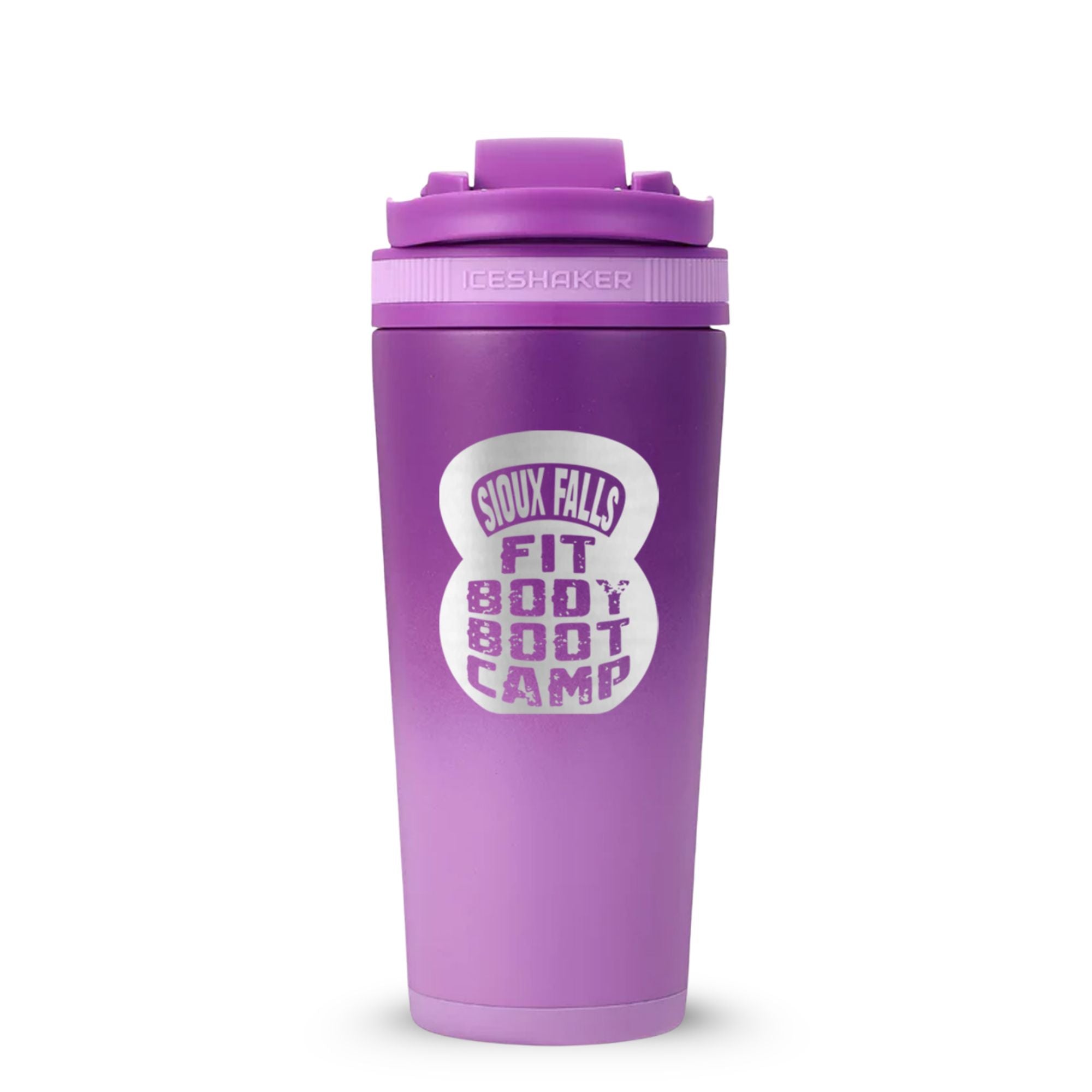 Custom Sioux Falls Fit Body Boot Camp Kettlebell 26oz Ice Shakers