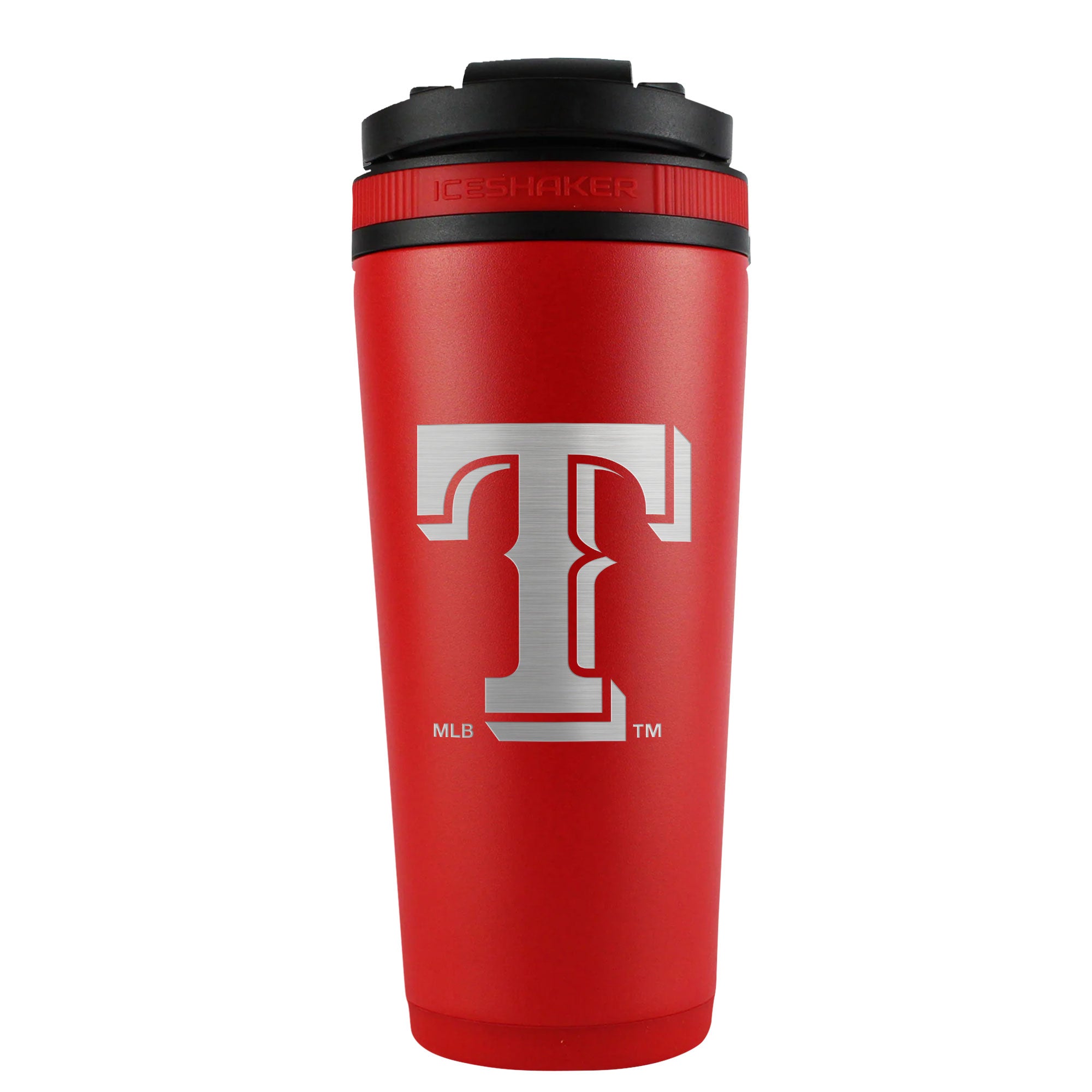 Officially Licensed Texas Rangers 26oz Ice Shaker - Red