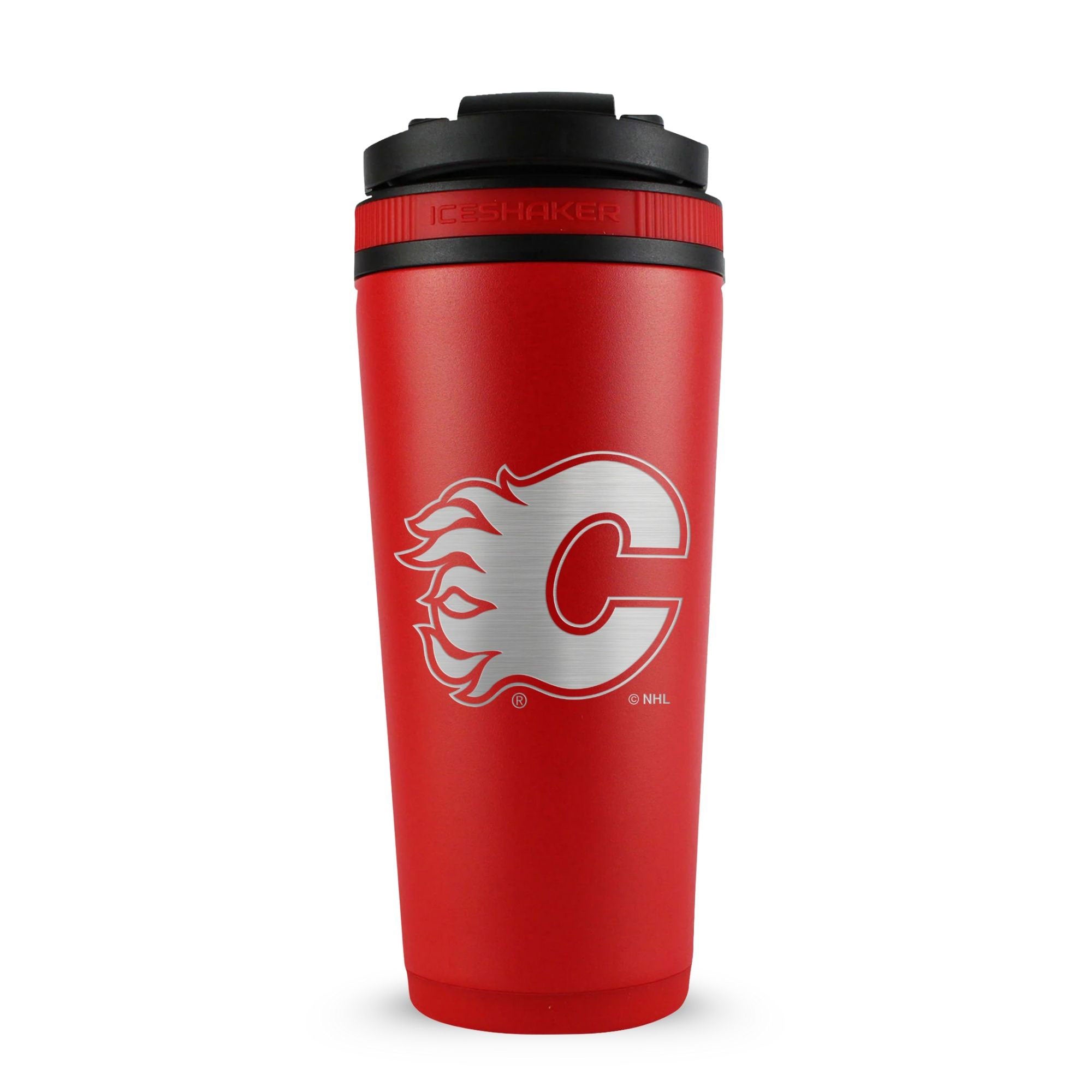 Officially Licensed Calgary Flames 26oz Ice Shaker - Red