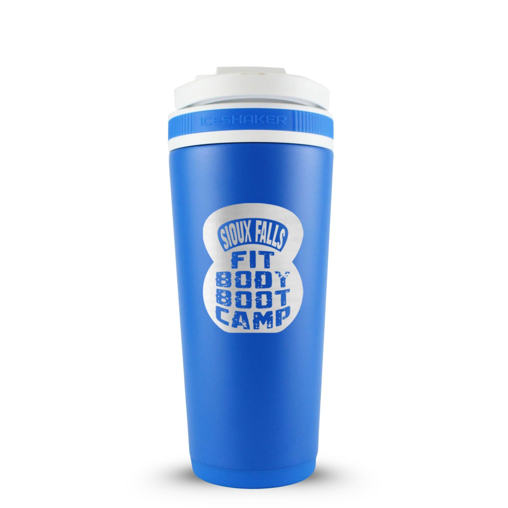 Custom Sioux Falls Fit Body Boot Camp Kettlebell 26oz Ice Shakers