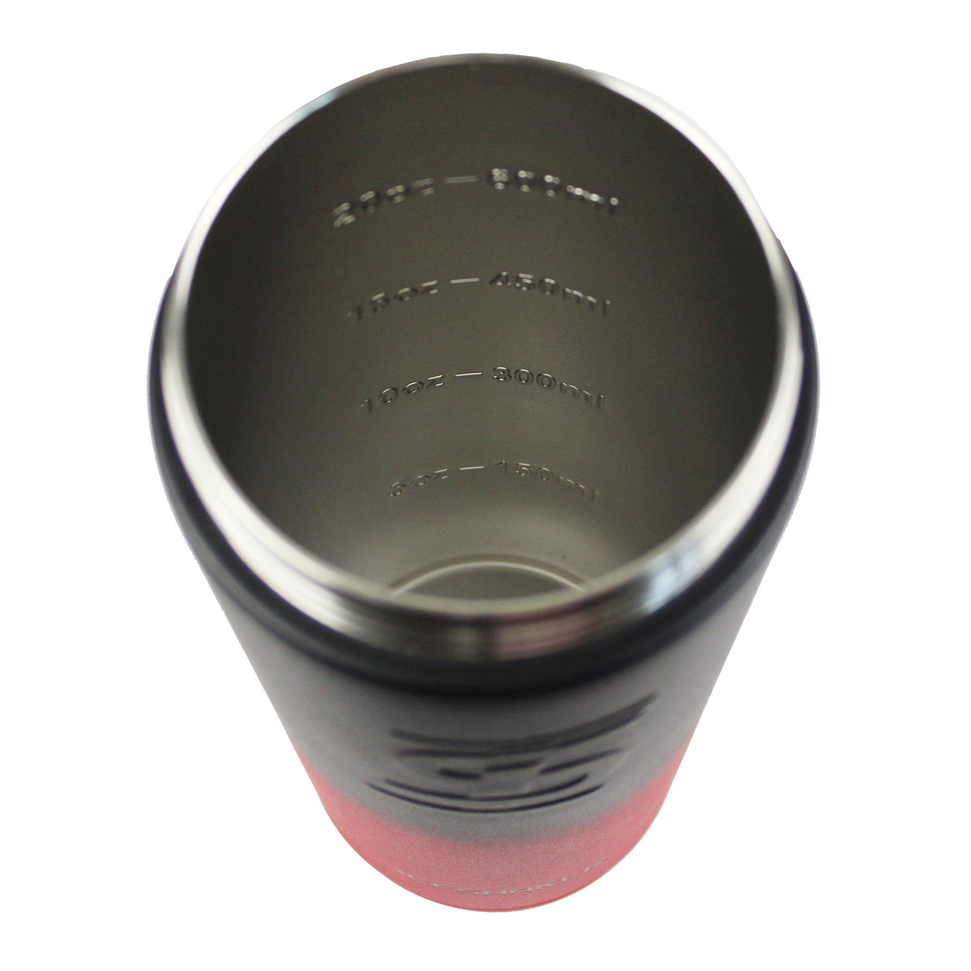 FIT2SERVE Red Black Ombre 26oz Shaker