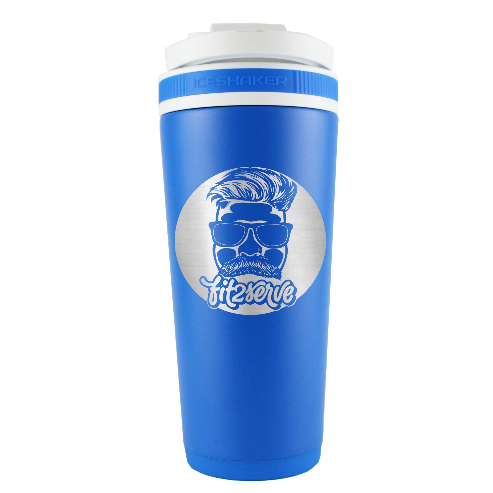 FIT2SERVE 26oz Ice Shaker - Royal Blue