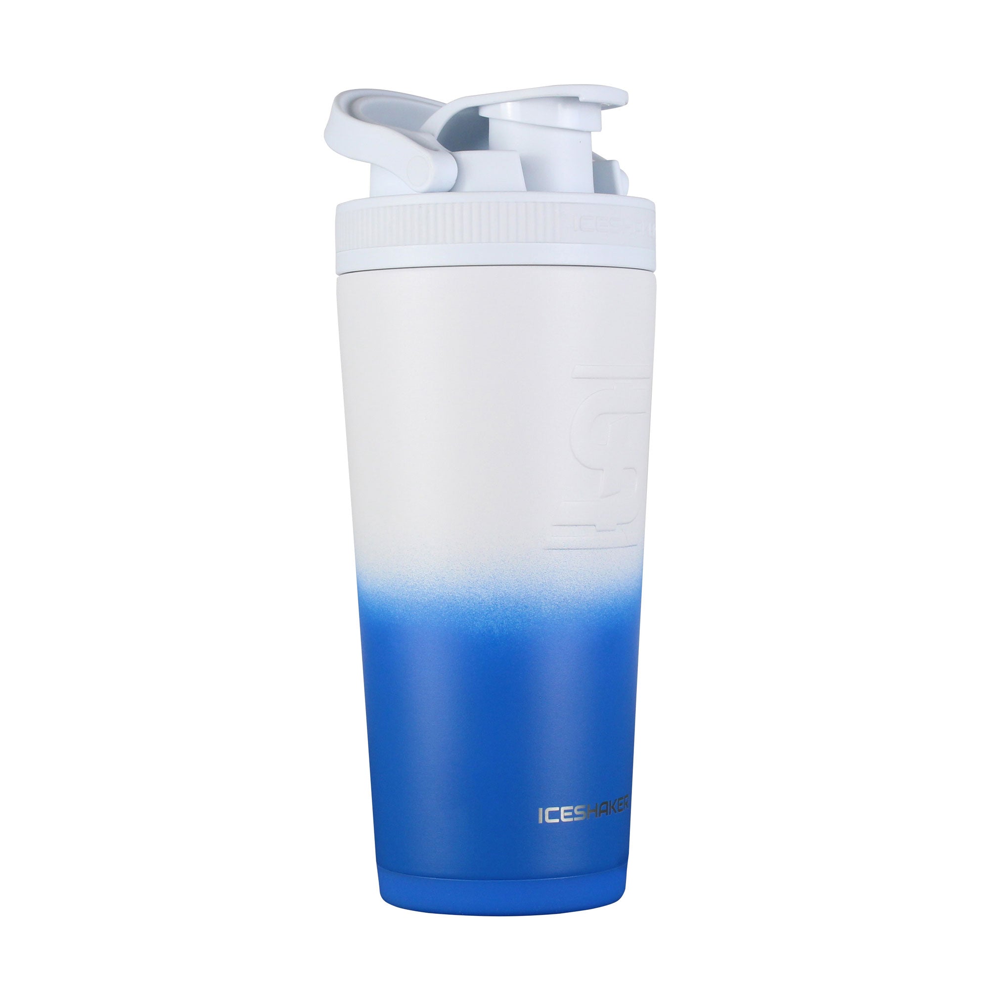 Royal Blue White Ombre Insulated Shaker Bottle
