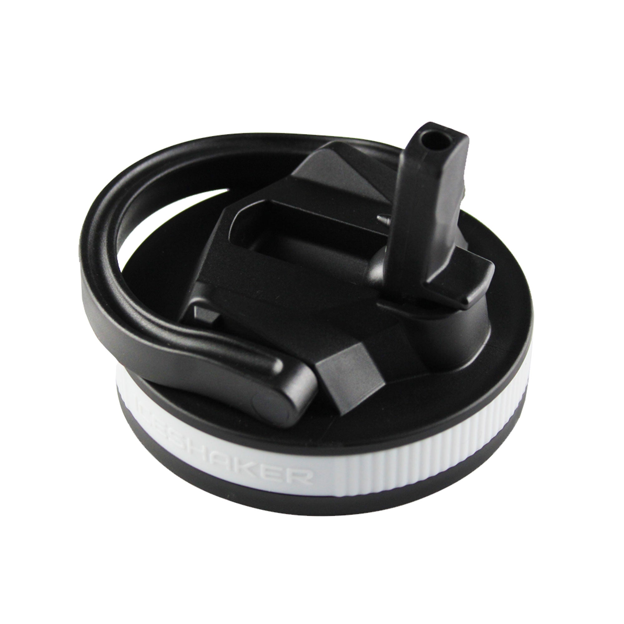26oz Sport Lid & Internal Straw - Black Lid with White Band