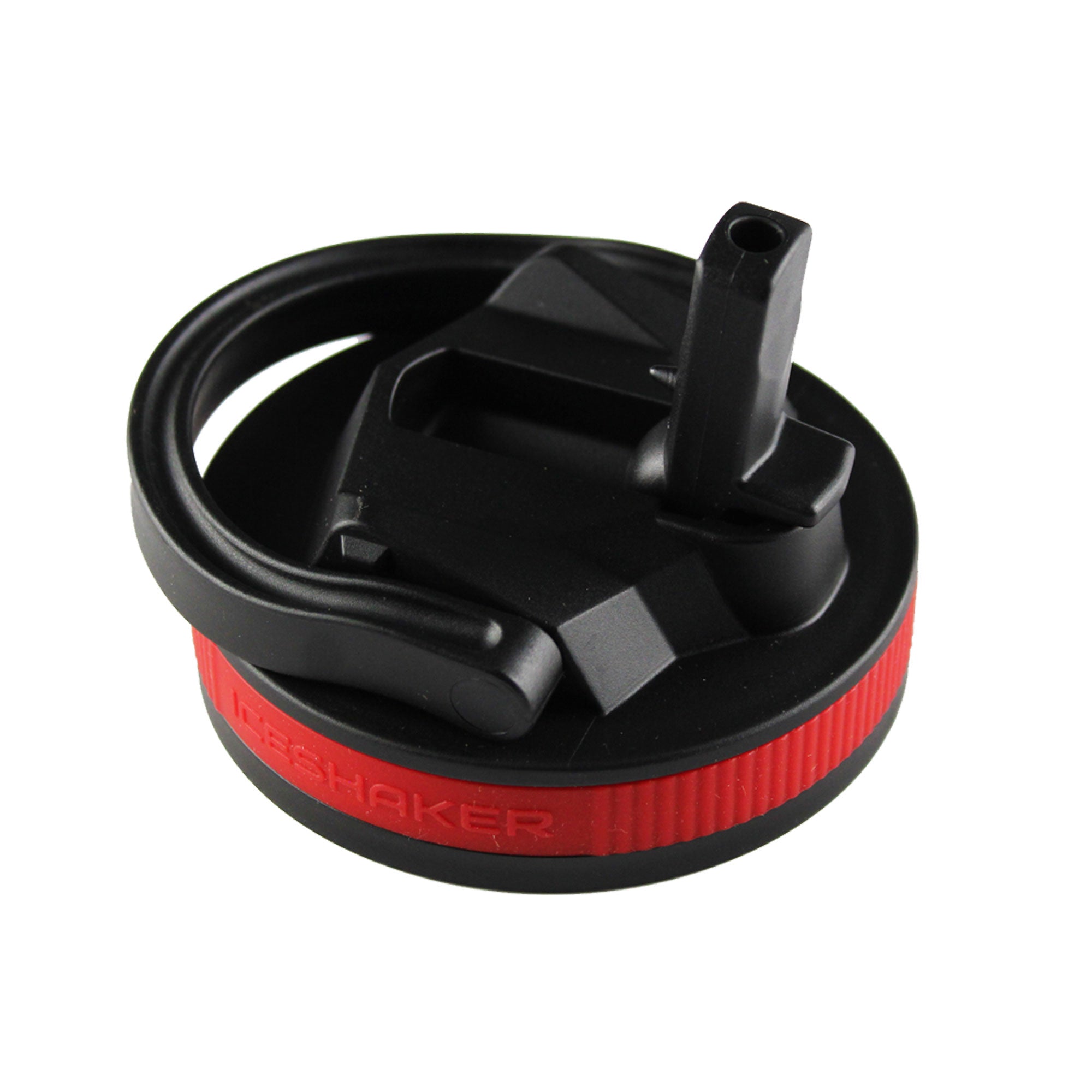 26oz Sport Lid & Internal Straw - Black Lid with Red Band