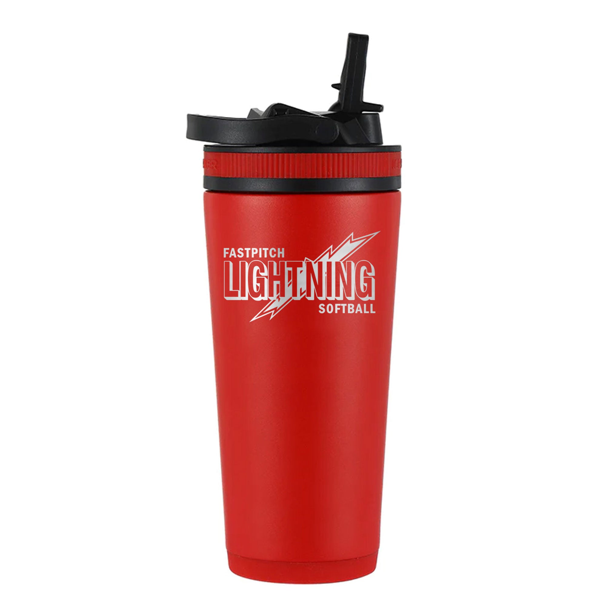 Custom Fastpitch Lightning Softball 26oz Sport Bottles